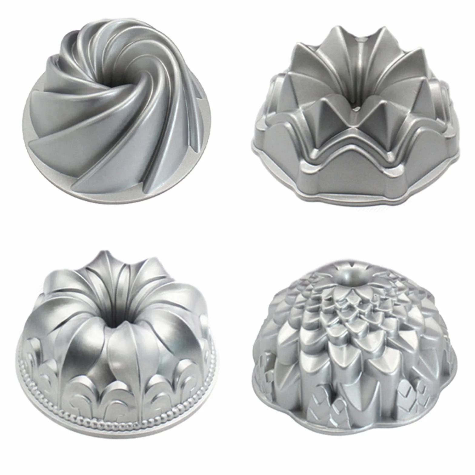 Odlewana aluminiowa blacha z karbowaną rurką powłoka nieprzywierająca do łatwego uwalniania pieczenia nieprzywierająca patelnia do patelni kuchennych do pieczenia