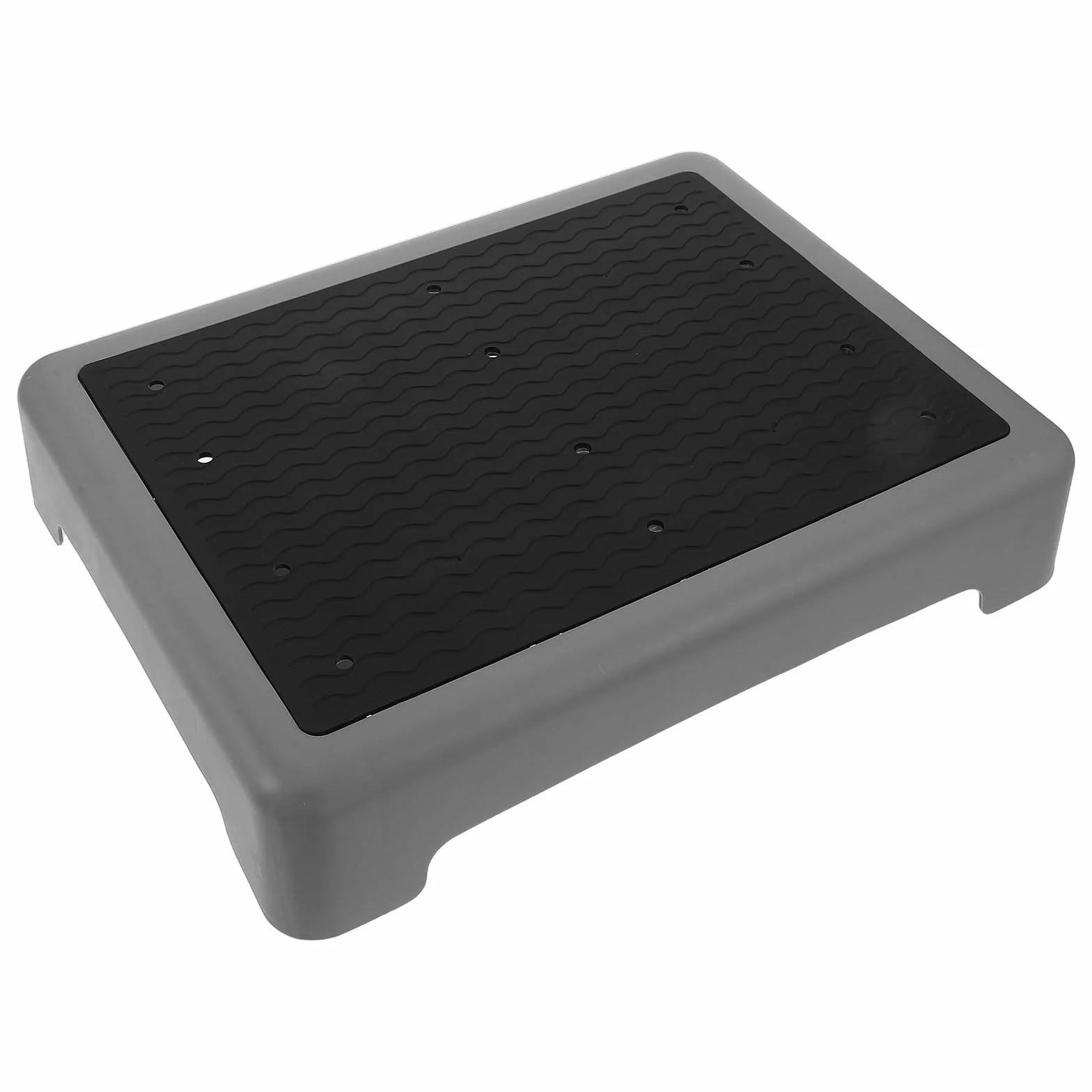 SHINEOFI Podnóżek toaletowy: 44x34 cm, antypoślizgowy, łazienkowy, dla osób starszych i dzieci - plastikowy podnóżek, stopień do prysznica, toalety i wejścia do domu