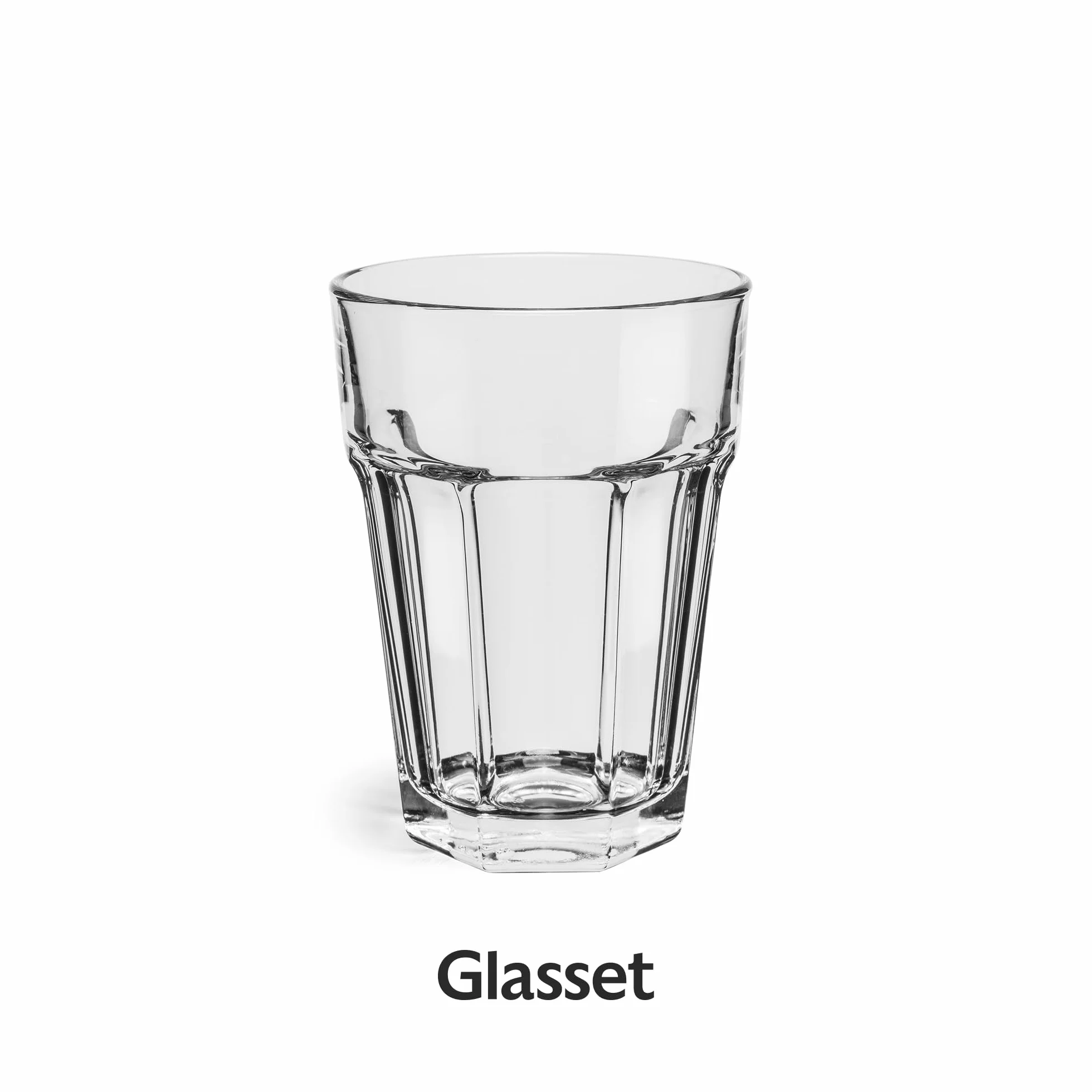 Zestaw 4 szklanek do długich napojów, 425 ml, szklanki do kawy mrożonej, latte macchiato, szklanki do wody Caipirinha, nadają się do mycia w zmywarce, kolekcja Alva