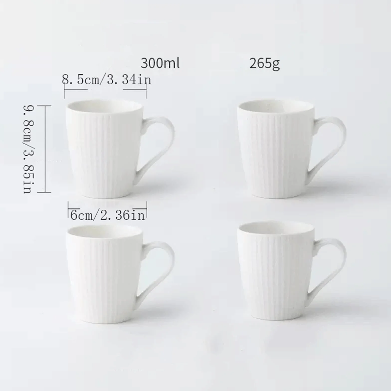 Wykwintne cztery ceramiczne kubki do kawy domowe kubki na wodę biuro prosta herbata popołudnie
