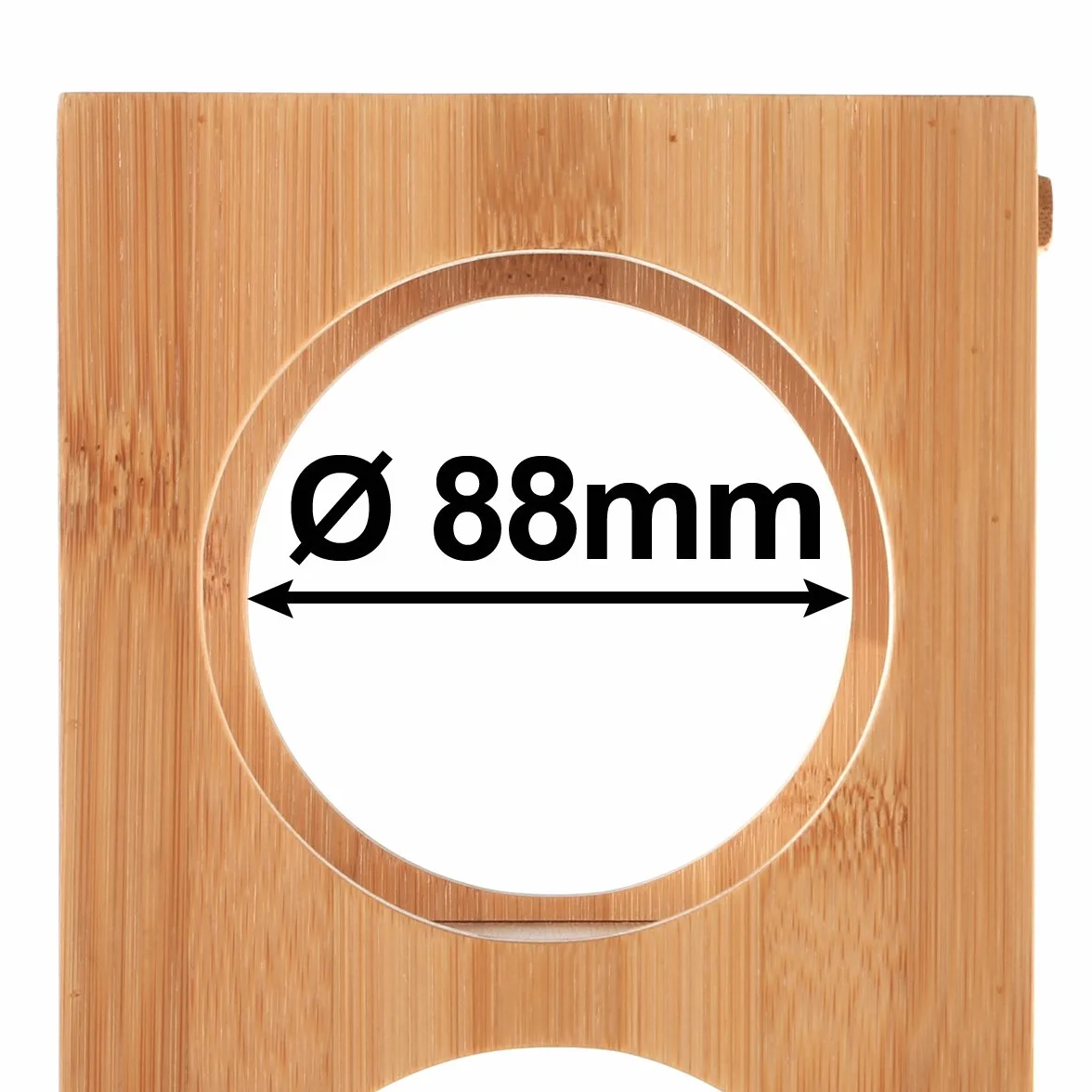 Gräfenstayn Regał na wino Cube – układany w stos, z drewna bambusowego, do 5 butelek, montaż na ścianie, rozszerzalny, wymiary 13,5 x 12 x 53 cm