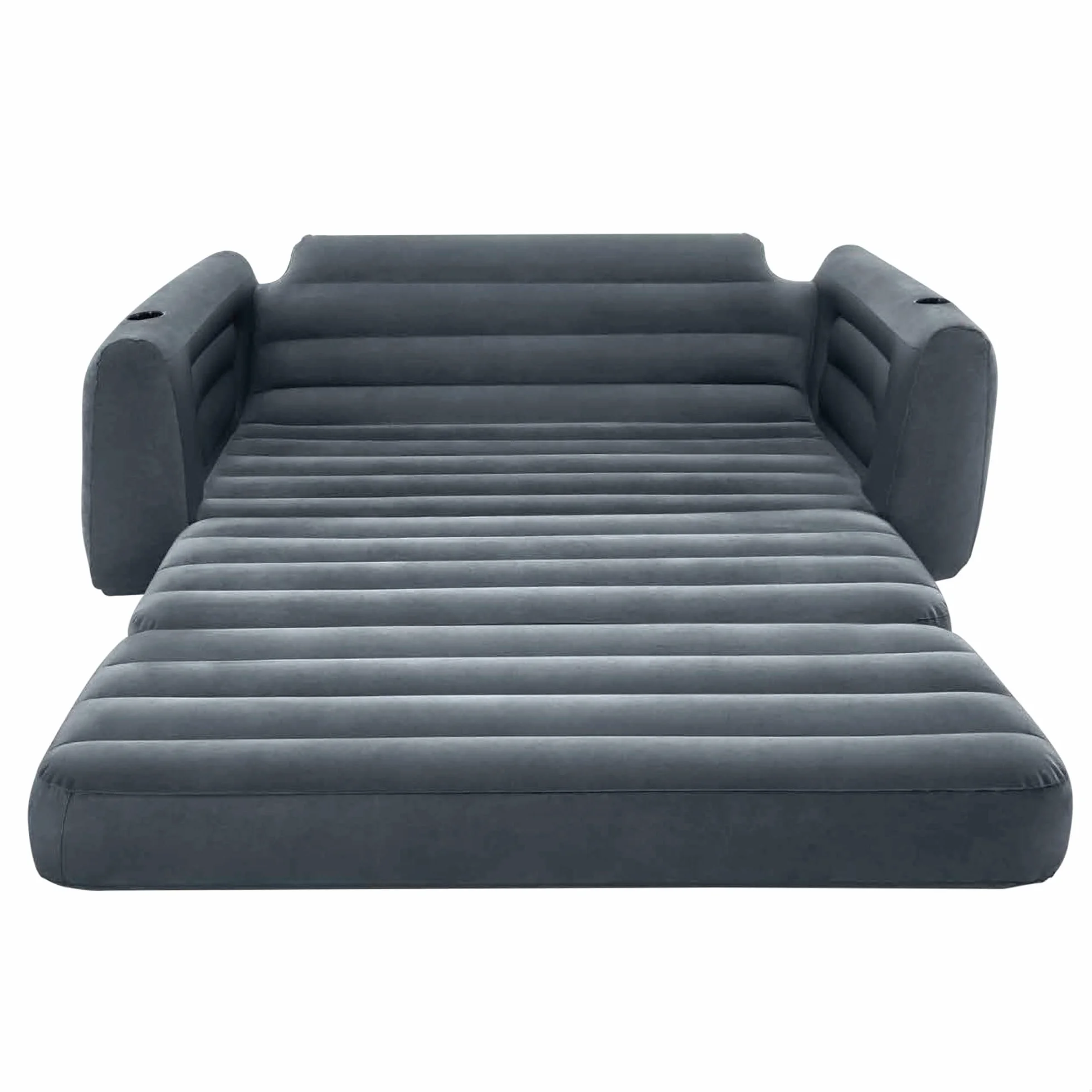 Intex Sofa Rozkładana, Czarny, 203 x 224 x 66 cm