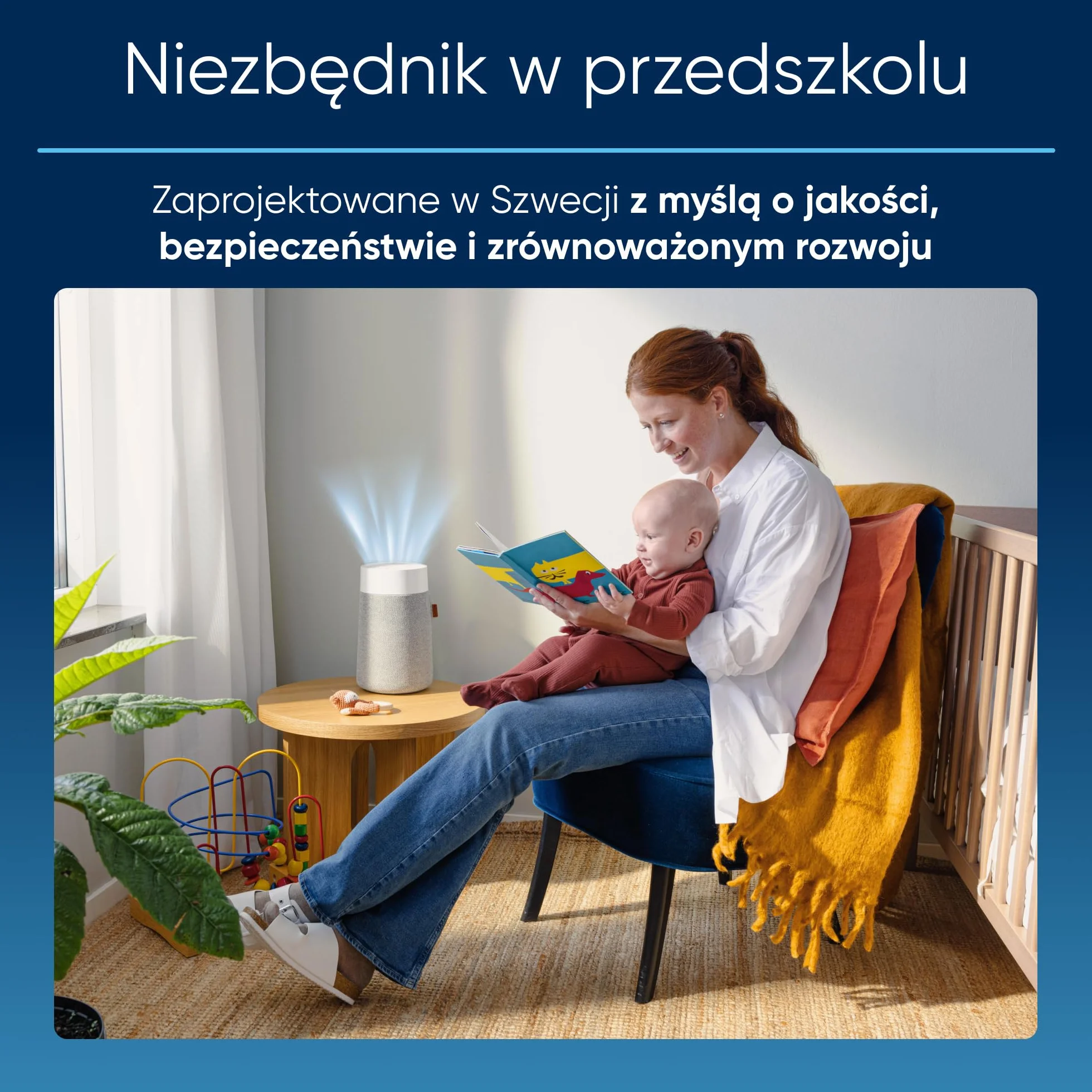 BLUEAIR Mini oczyszczacz powietrza, kompaktowe oczyszczanie powietrza, usuwa 99,97% kurzu, pyłków i dymu, cichy i przenośny, do sypialni i biura, Blue Pure Mini Max oczyszczacz powietrza