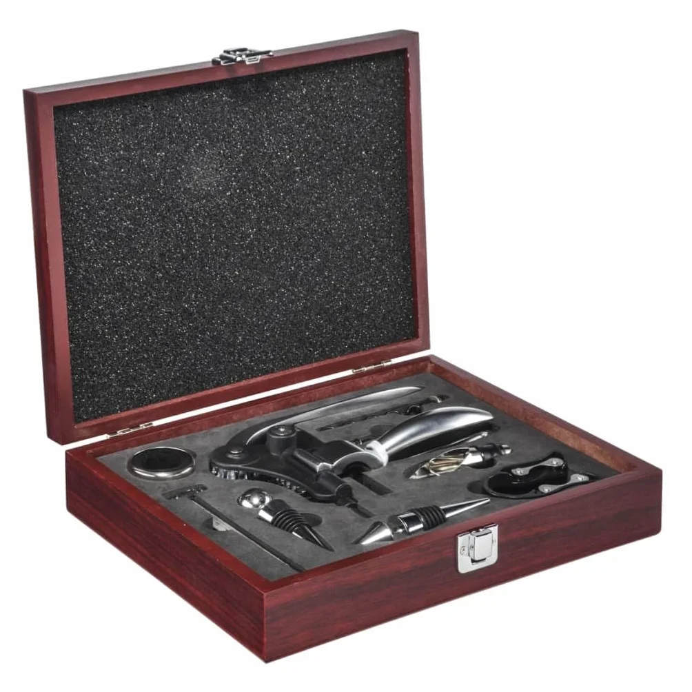 HI 10-częściowy zestaw akcesoriów do wina w etui