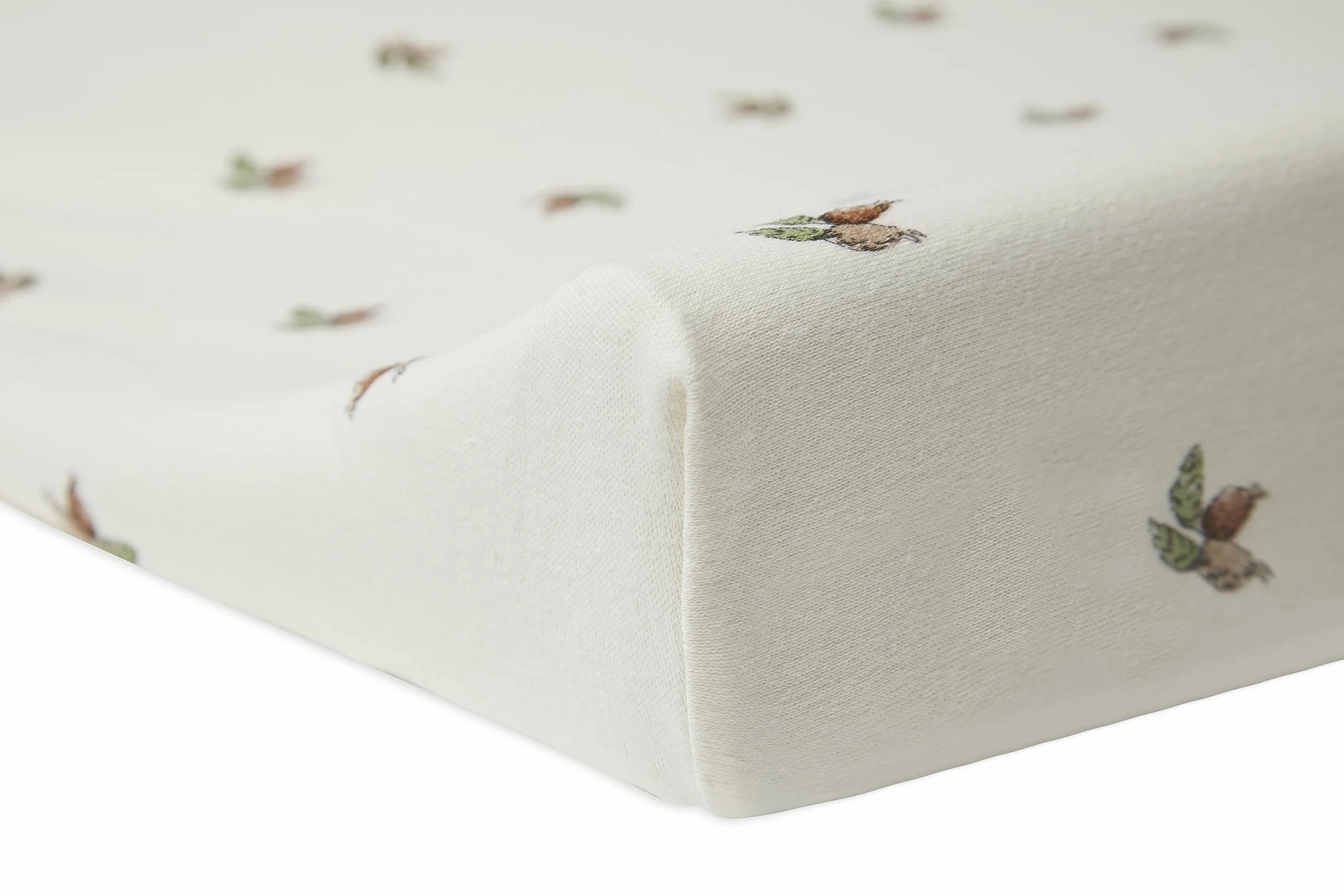 Jollein 022-503-67024 Changing Mat Cover Cotton Rosehip White (50 x 70 cm)