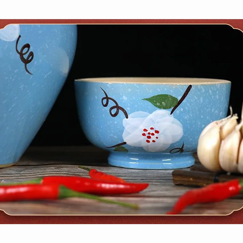 pojemnik do fermentacji. Różowy tradycyjny chiński porcelanowy ceramiczny garnek do fermentacji garnek do marynowania, słoik do fermentacji z uszczelką wodną pokrywka śluzy kamionka(1.25KG)