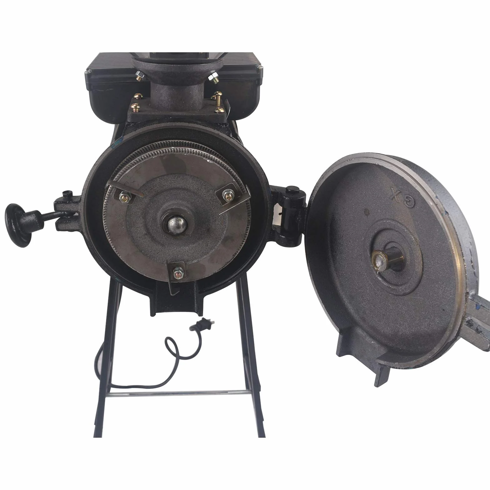 Elektryczny młynek do ziarna, młynek do ziarna, młynek do karmy, z lejkiem do ryżu, soi, 2200 W