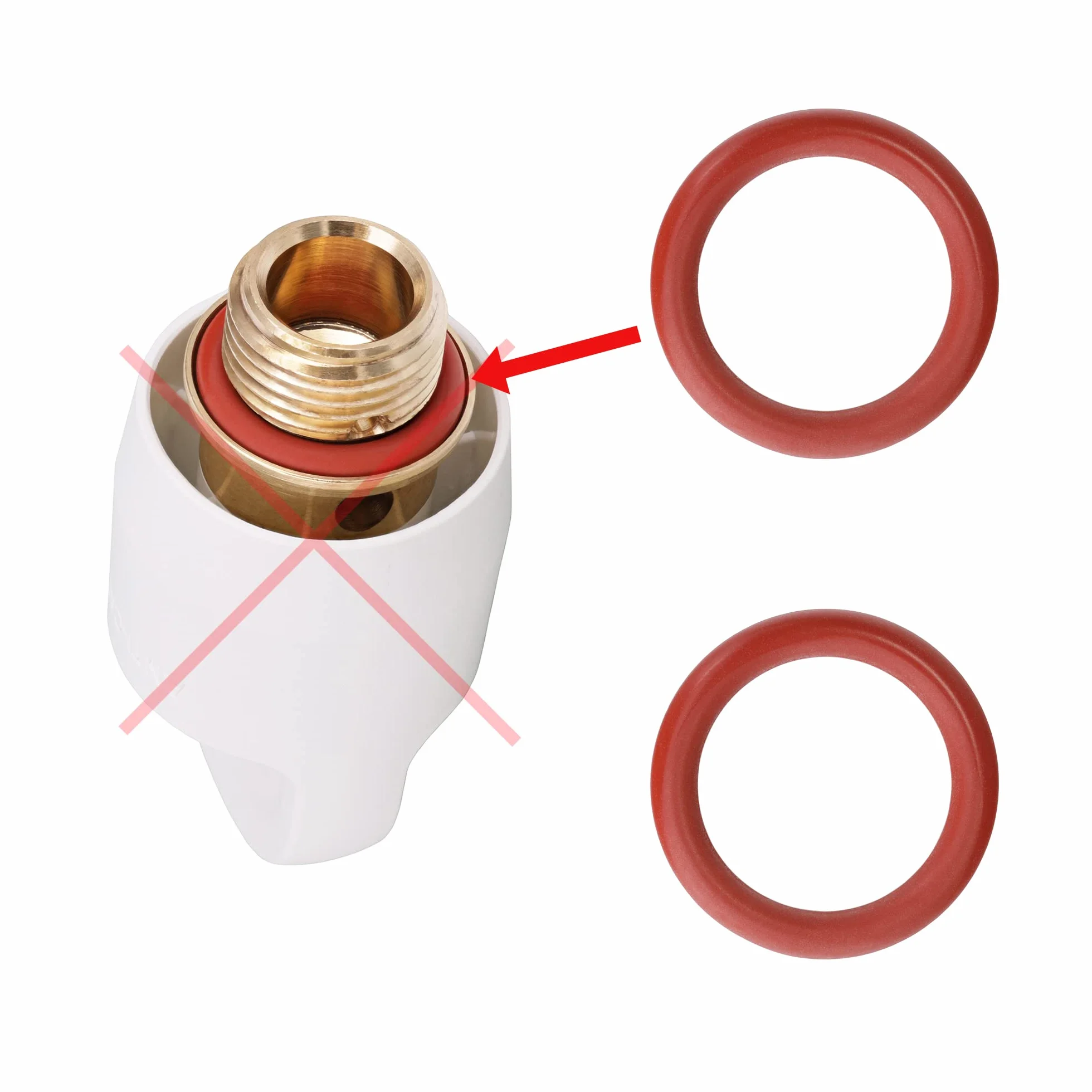 2 x uszczelka o-ring do stacji parowej, żelazko do zamknięcia zbiornika (D38), średnica 21 mm, kompatybilne z Miele Bosch Braun Rowenta Leifheit Tefal i innymi