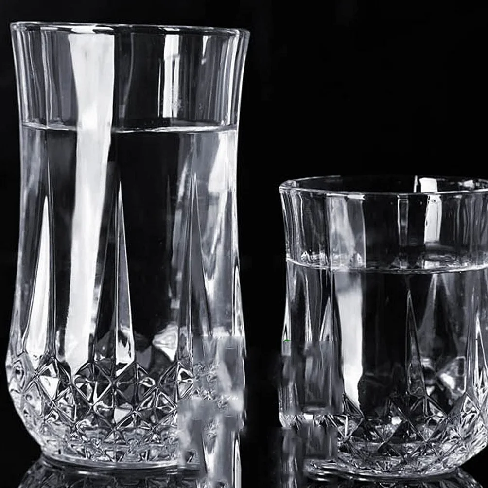 Kubek do picia Diamentowe szkło Przezroczyste szkło Szklanka do wody Szklanka do piwa Szklanka do whisky Zagraniczny kieliszek do wina Szklanka do soku Filiżanka do herbaty (L)