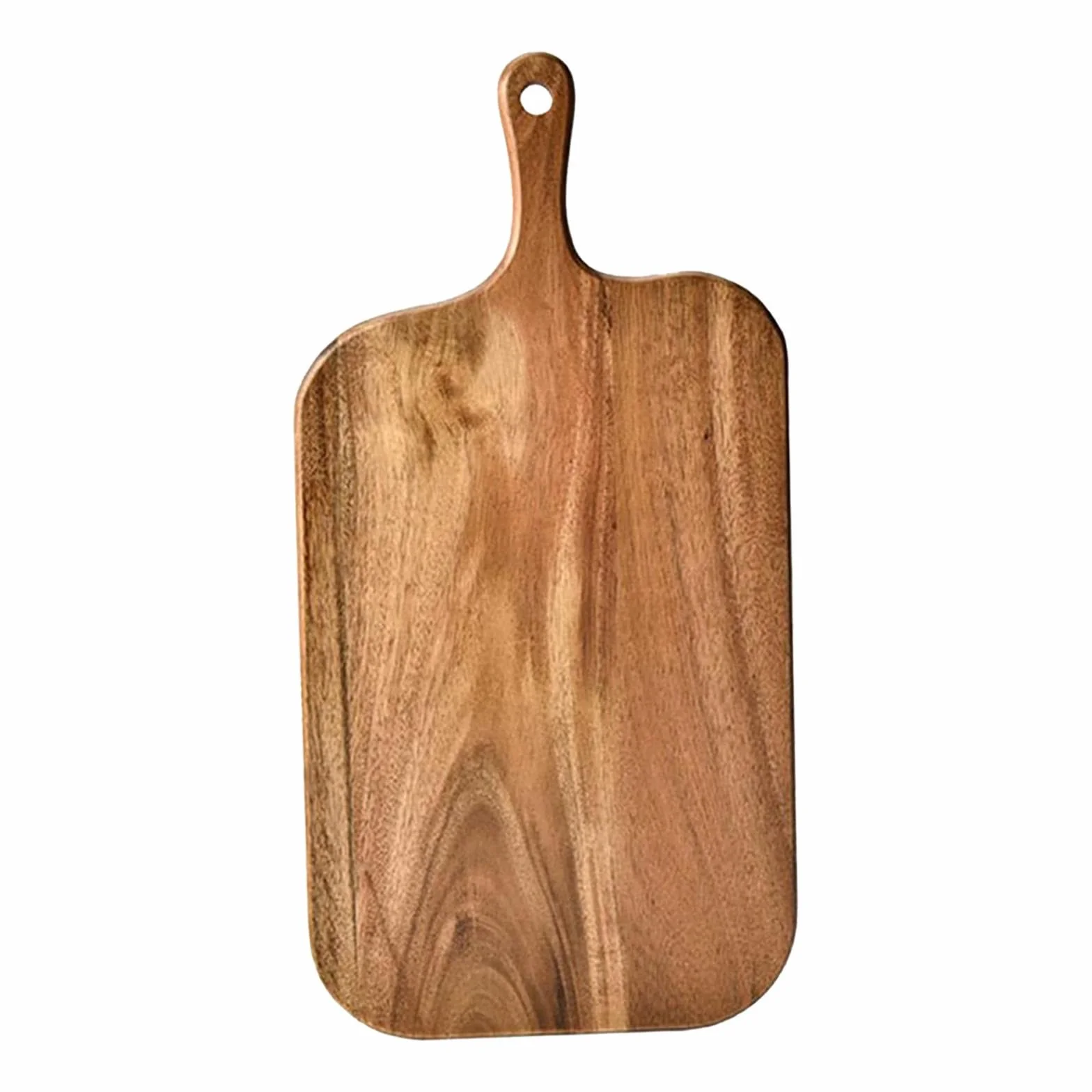deska do krojenia, Drewniana z uchwytem, ​​wielofunkcyjna dwustronna taca do serwowania mięsa, domu rodzinnego w gospodarstwie rolnym i nowym