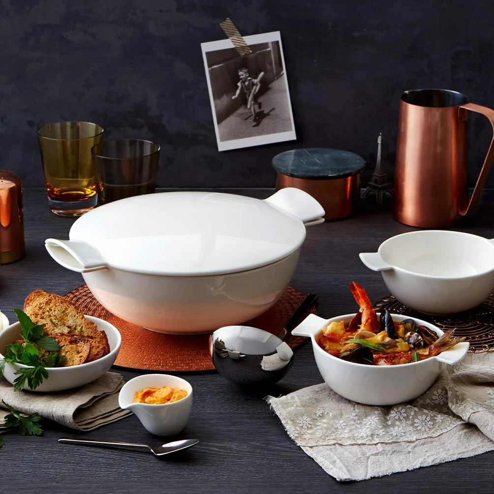 Villeroy & Boch Soup Passion Terrine 4 Pers. 32 x 26 x 10 cm, porcelana, biała