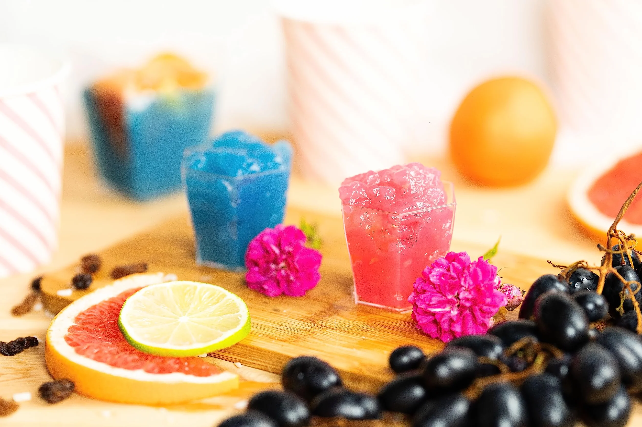 48 sztuk kubków deserowych, szklanek deserowych, z łyżeczkami, wielokrotnego użytku, plastikowe kubki deserowe, na desery, musy, imprezę, miseczki deserowe (60 ml)