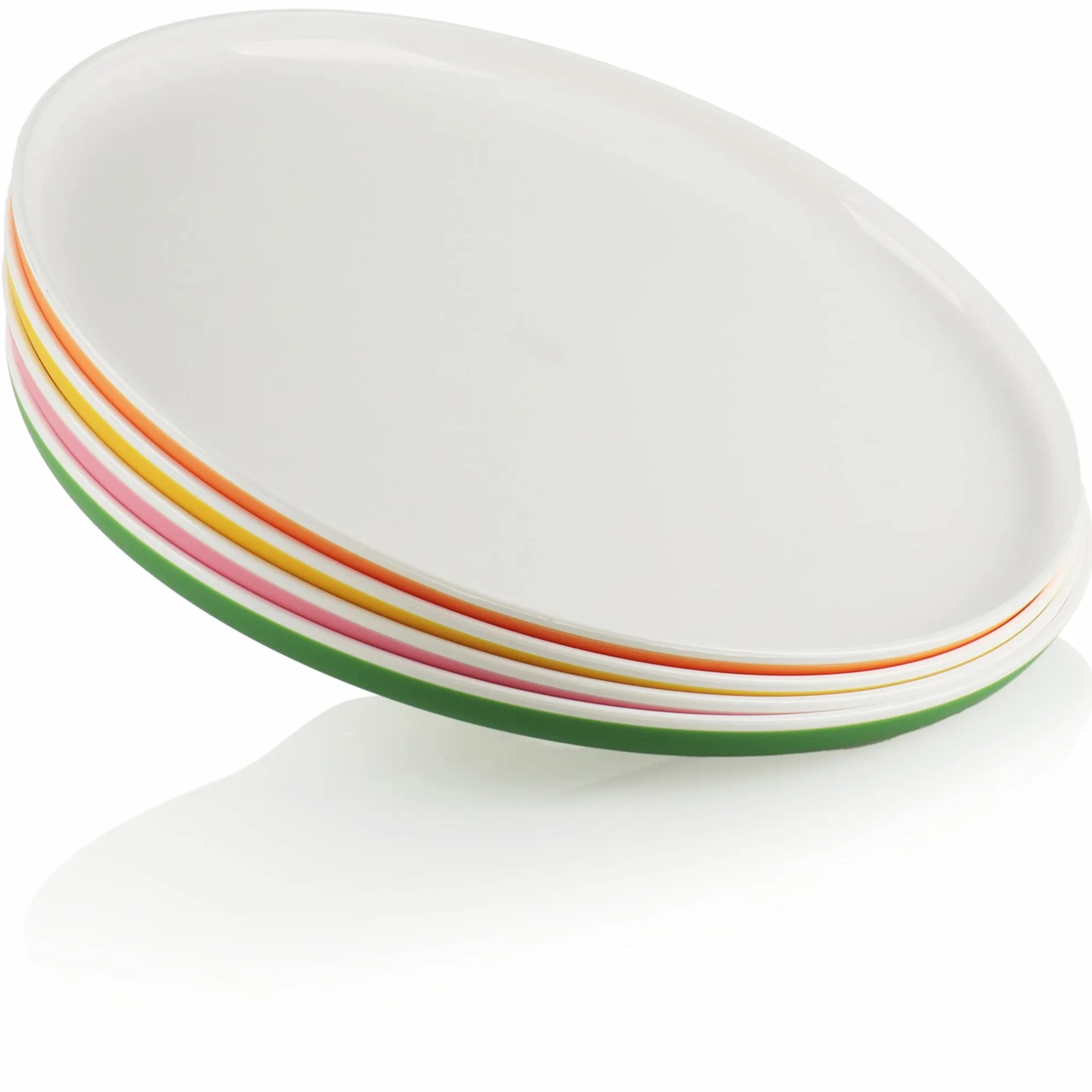 COM-FOUR® 4x plytki - plastikowe plytki w jasnych kolorach - wielofunkcyjne plytki wielokrotnego uzytku - niezniszczalne [wybór moze byc rózny] (4 sztuki - kolorowe)
