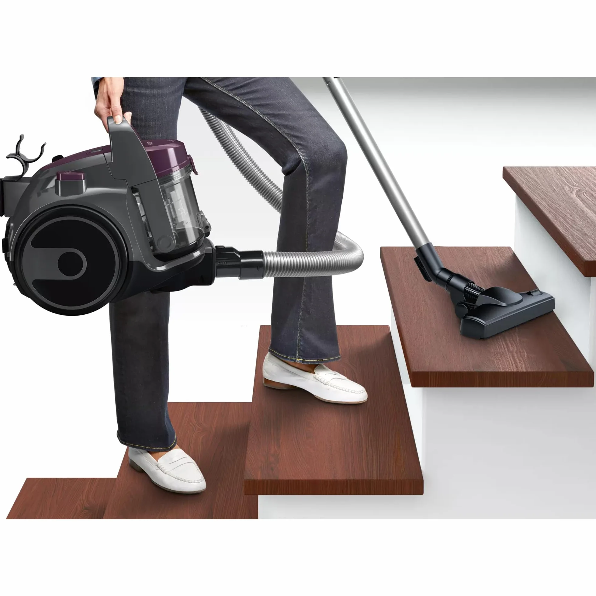Bosch Hausgeräte Mum5 Odkurzacz Bezworkowy, Fioletowy/Czarny, 700.0W 700.0V