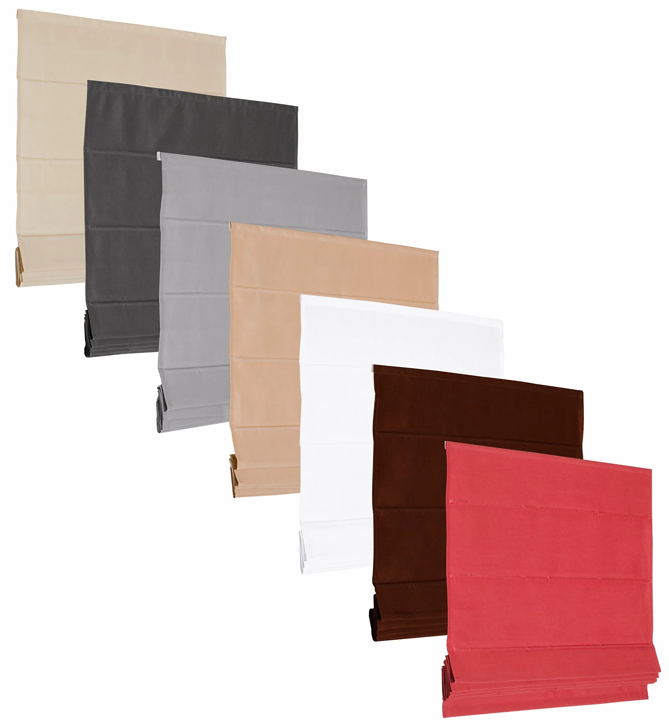 BASIC roleta RAFFROWA BIAŁA 140x175 cm - WYBÓR - 11 WYMIARY I 7 kolorów w sklepie - RAFFGARDINE składane