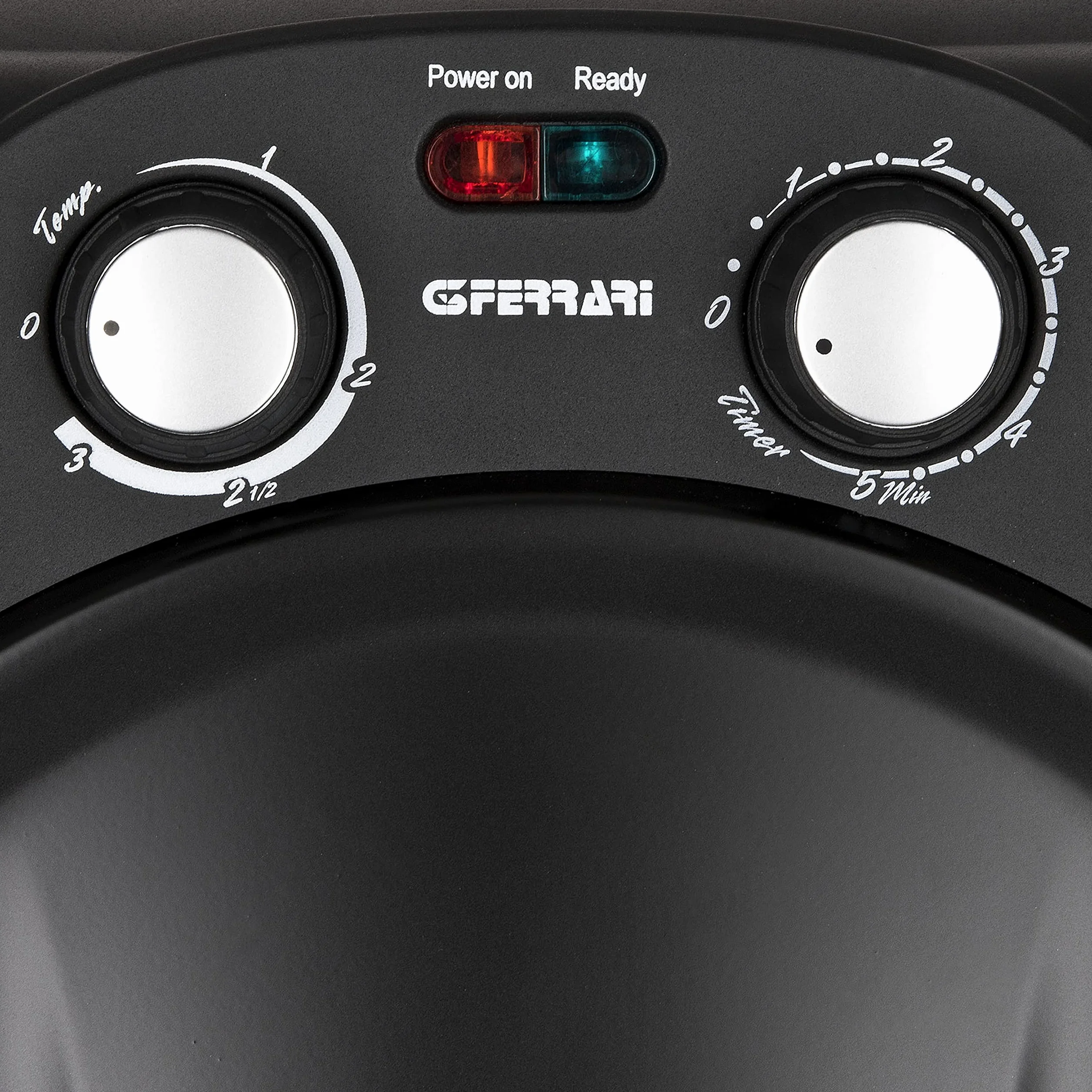 G3 Ferrari G10032 - Podwójny kamień ogniotrwały, Pizza Express Delizia, Piekarnik Pizza, 1200W, 2 talerze w kamieniu ogniotrwałym, Czarny