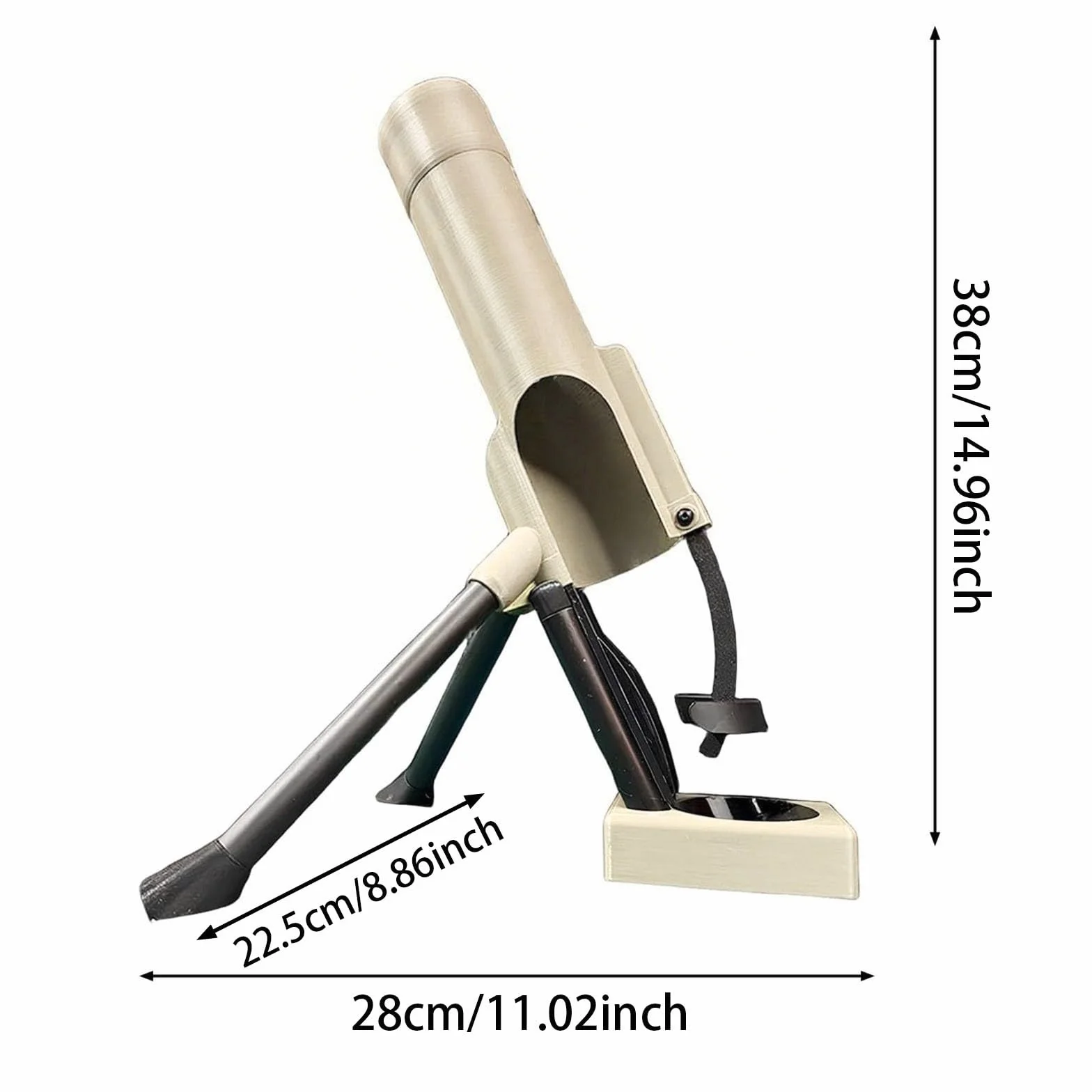 Otwieracz do butelek piwa w stylu moździerza, 51 mm, automatyczny wyrzut kapsla z mechanizmem naciskowym, Beer Bottle Mortar Opener zabawny, śmieszny moździerz do piwa bezręczny otwieracz do butelek