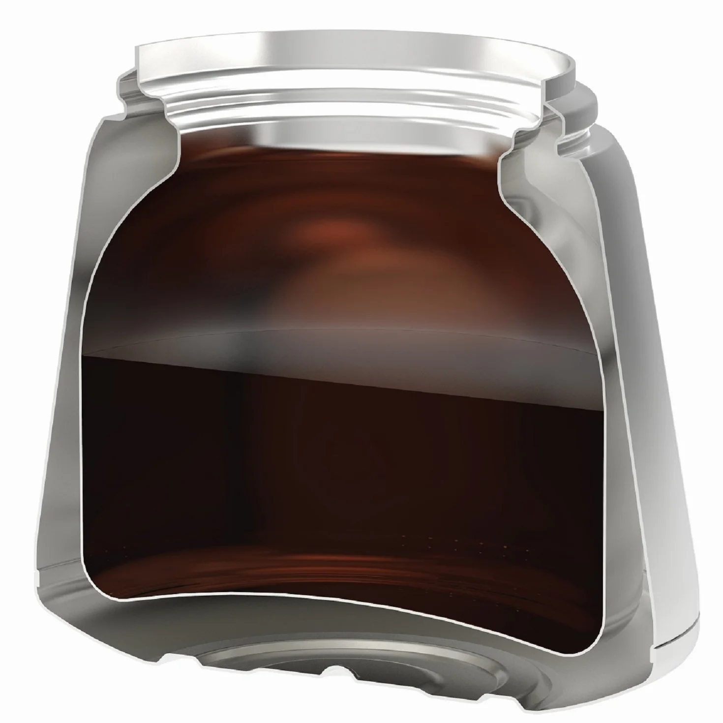 Hario CD-V60-02-biały-600 ml dzbanek termiczny izolowany serwer V60-02-biały-600 ml, stal nierdzewna, biały