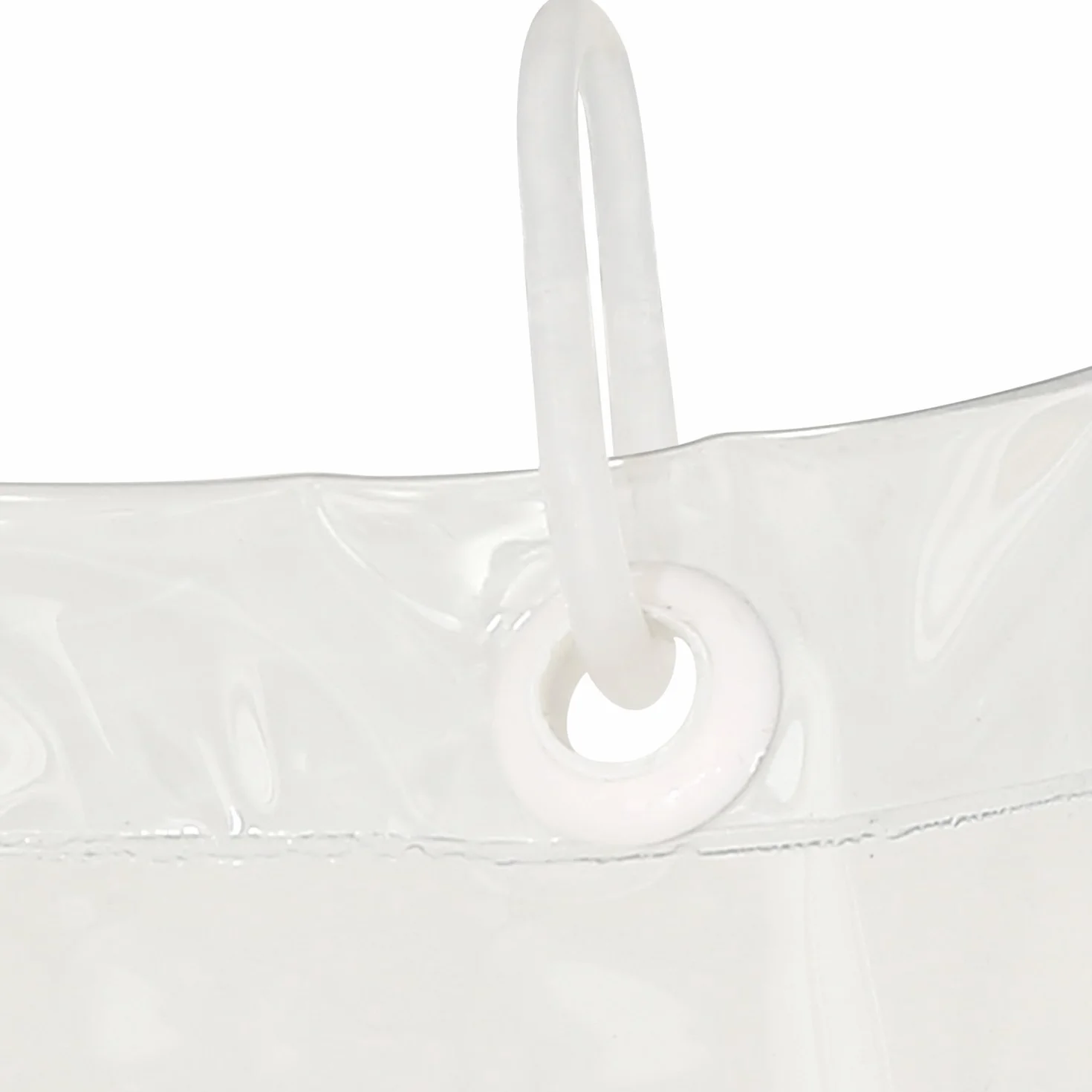 Kuber Industries 6 pasków PCW zasłona AC, 2,7 m, 1 mm przezroczysta (ACSTRIP19), standardowa (Stripsac019)