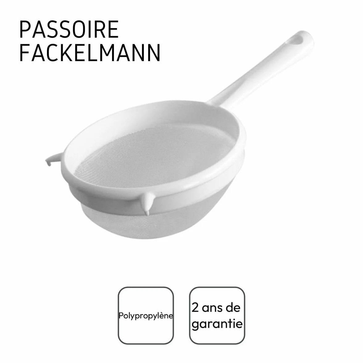 FACKELMANN, tworzywo sztuczne, białe, 49243,