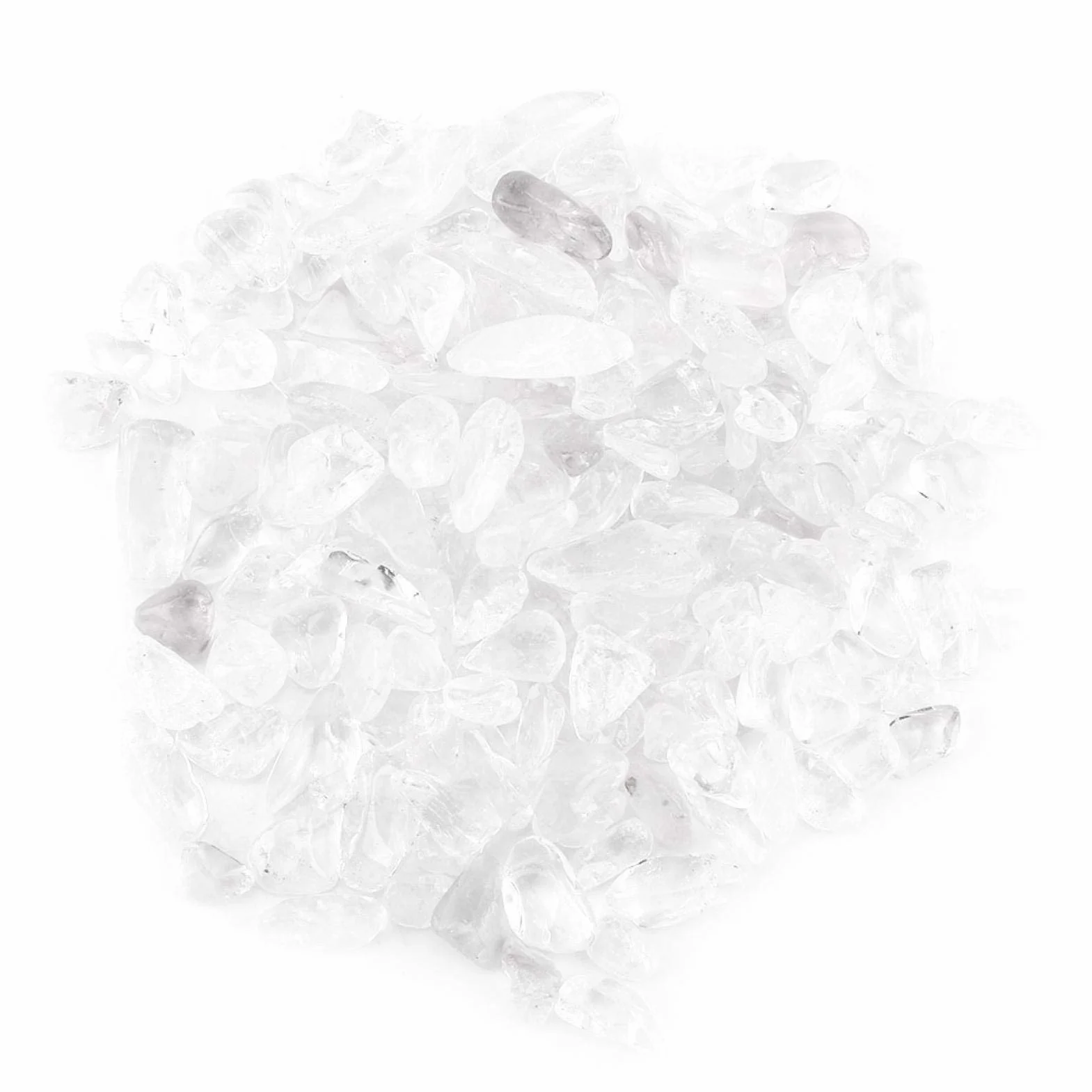 Naturalny kryształowy kamień Tumbled Chips Kruszone kamienie Reiki Healing Quartz Crystals Biały