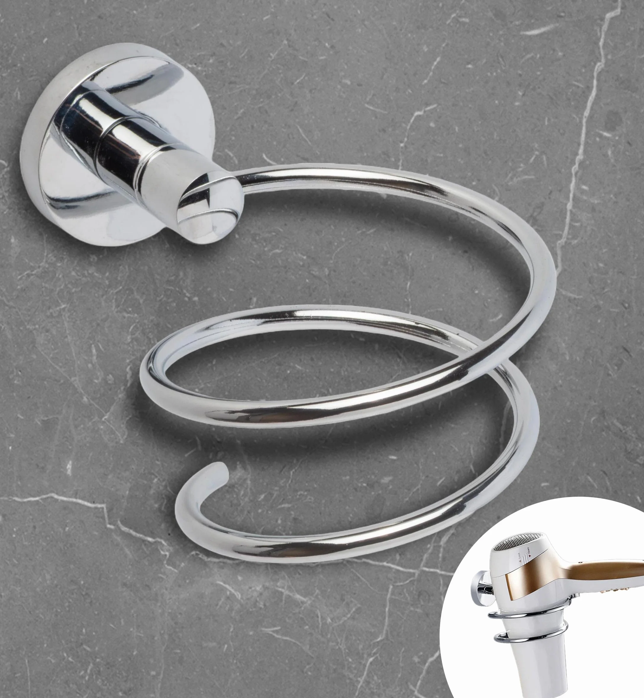 IPEA Uchwyt na dozownik naklejki ścienne - bez wiercenia - nowoczesny design - elegancki uchwyt na butelkę na mydło w płynie do przyklejania w łazience, pod prysznicem, kuchnią, domem