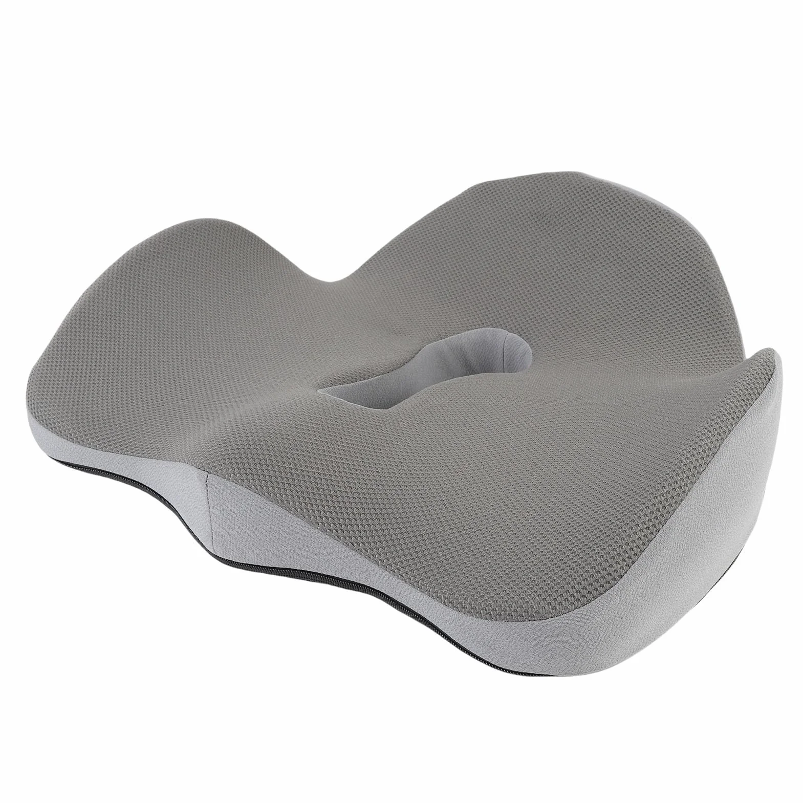 Yinhing Poduszka do Siedzenia, Poduszka z Pianki Pamięci, Poduszka na Krześle biurkową, Ergonomiczna Poduszka Krzesła, dla Długich Pracowników Siedzących, Kierowców Samochodów (GREY)