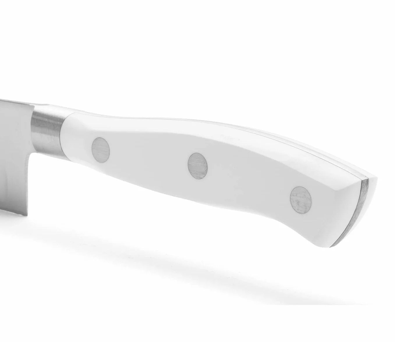 Arcos Seria Riviera Blanc nóż Santoku - ostrze kute ze stali nierdzewnej 12,7 cm - uchwyt polioksymetylen (POM) kolor biały