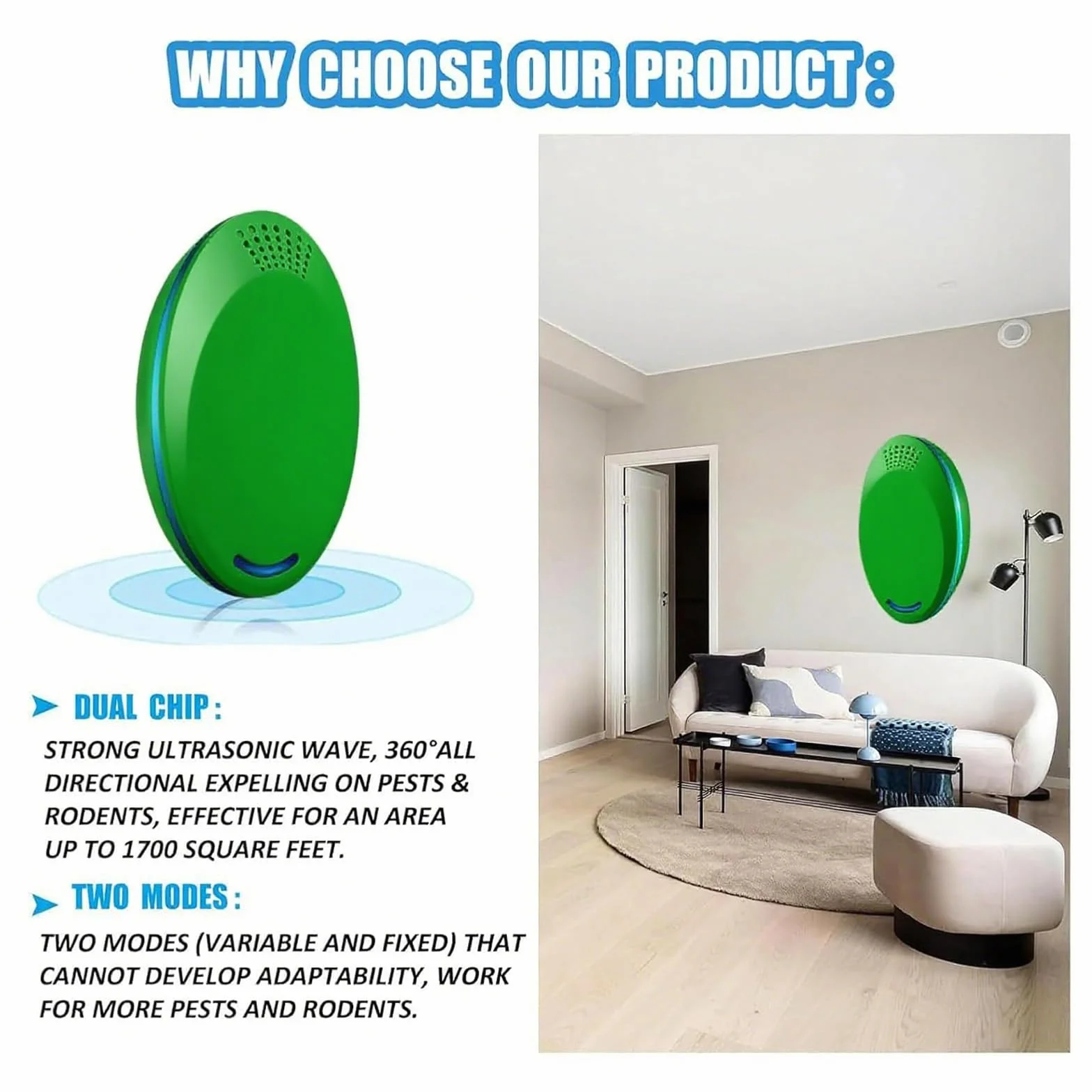 Green 6 Pack Indoor Easy to Use Effective