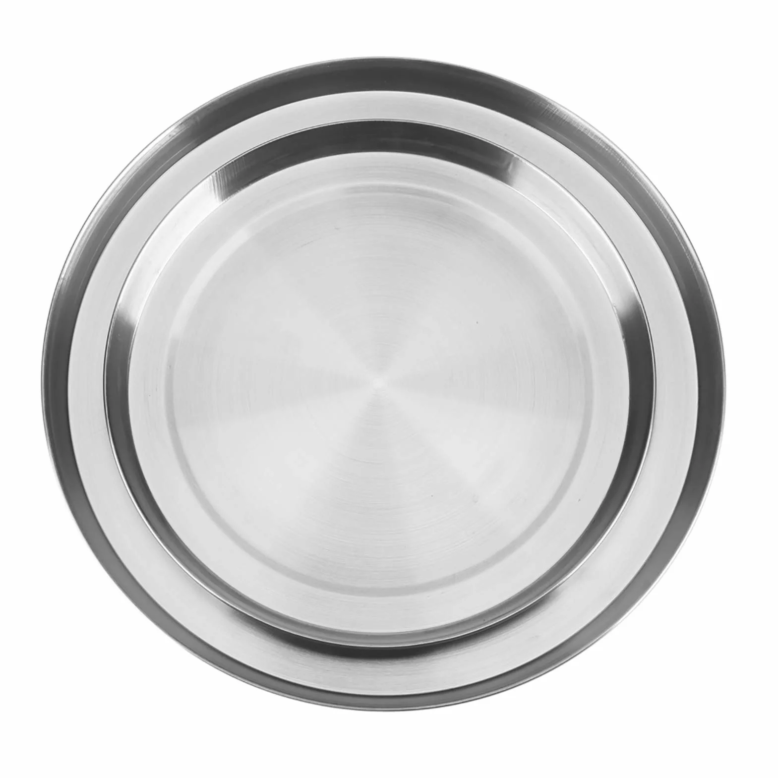 Ejoyous 4 sztuki płyt osłonowych ze stali nierdzewnej, pokrywki ze stali nierdzewnej, do okrągłych płyt grillowych, kuchenek gazowych, zestaw płyt osłonowych, kolor srebrny