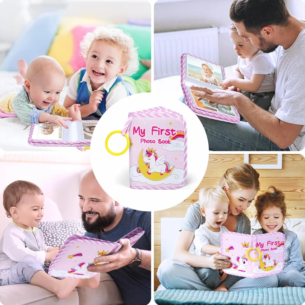 Aolso Album fotograficzny dla niemowlątksiążka, pamiątkowa fotoksiążka dla noworodków, małych dzieci i dzieci