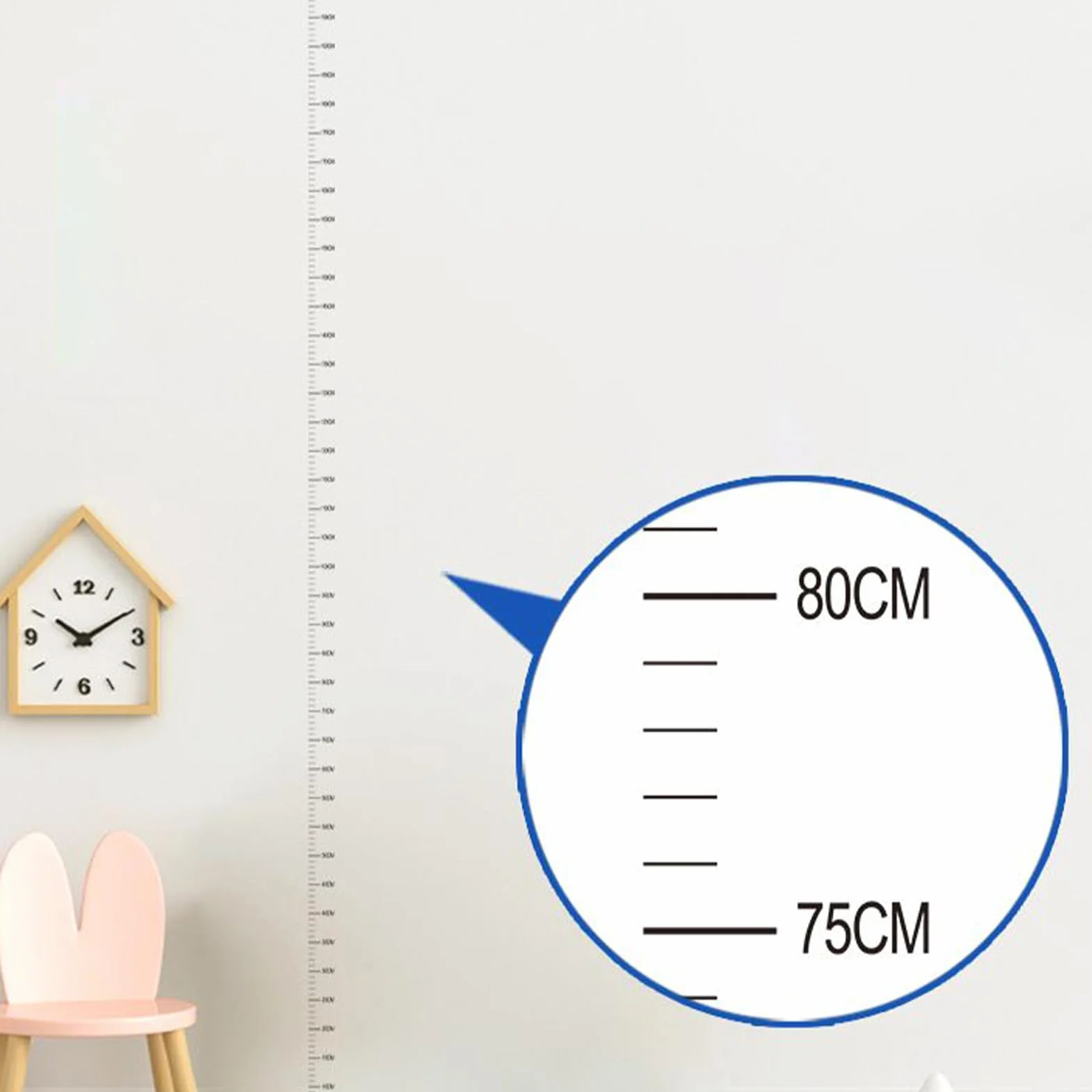 Ściana z pomiarem wysokości, wykres wzrostu kleju, linijka pomiarowa z przezroczystym wzorem, naklejka ścienna z wyjmowanym materiałem, sprzęt, akcesoria pokojowe dla chłopców, dziewcząt, dzieci, do