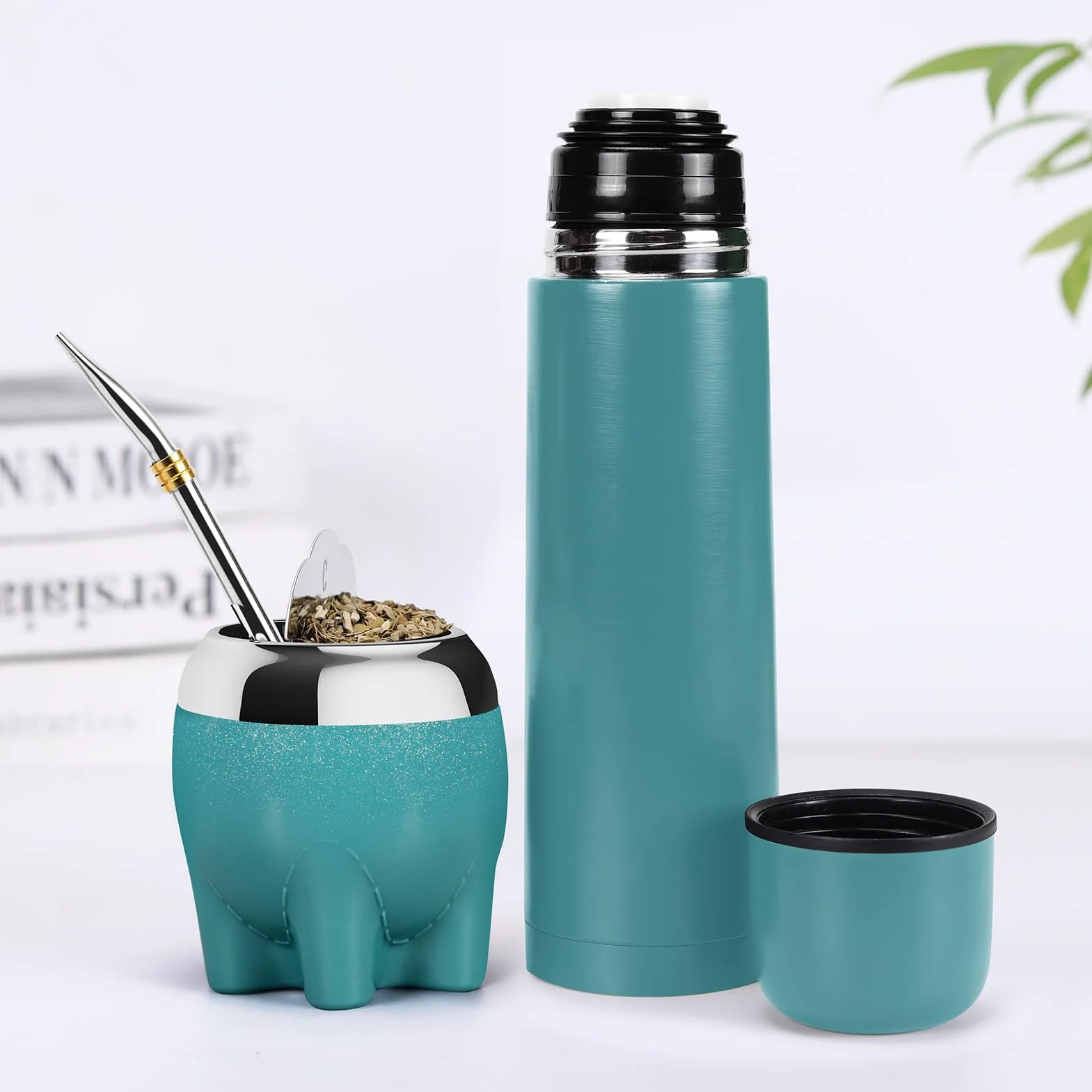 Yerba Mate Zestaw kubków 5 w 1 153 ml stal nierdzewna