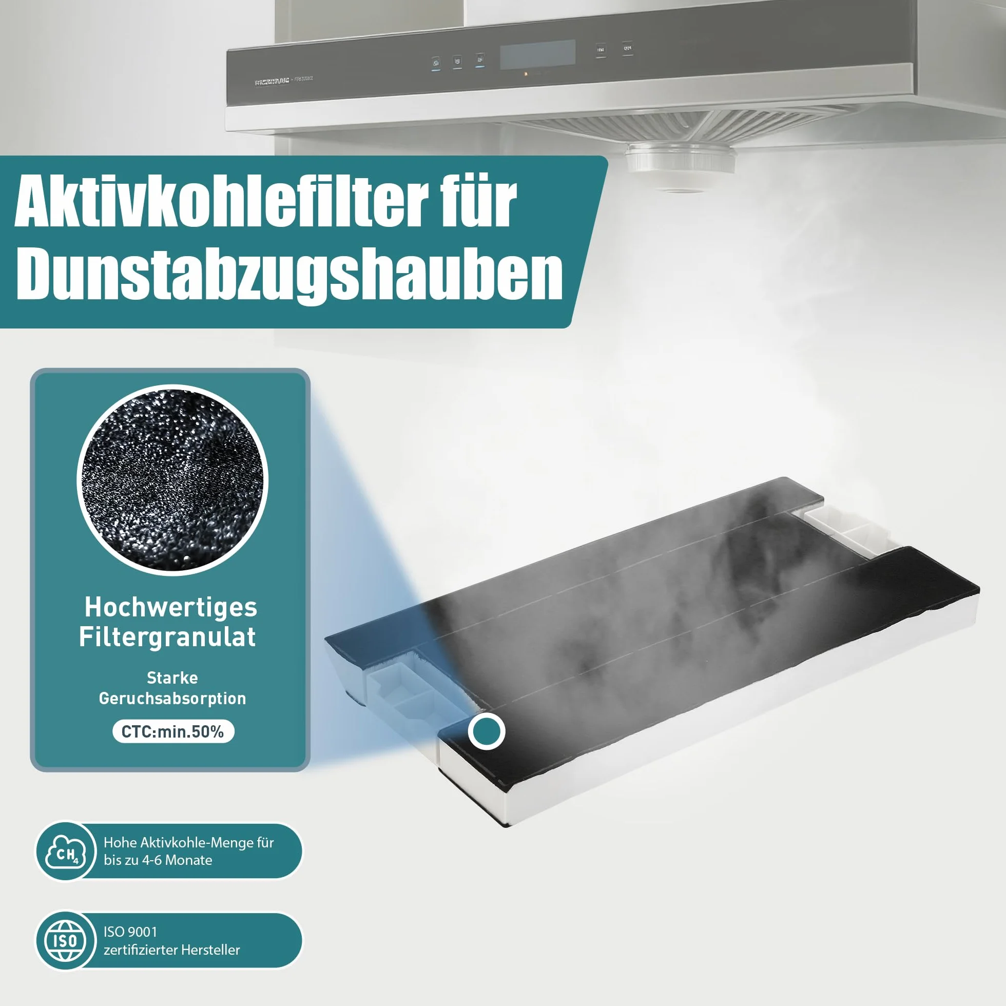 2 filtry z węglem aktywnym do Bosch DHZ4506 DHZ4505/ 00434229/434229 Siemens LZ45501 LZ45500 Neff Z5144X1 Z5144X5 Constructa CZ5144X5 Balay 004344 229 / 3BT769X wymienny filtr do okapu kuchennego