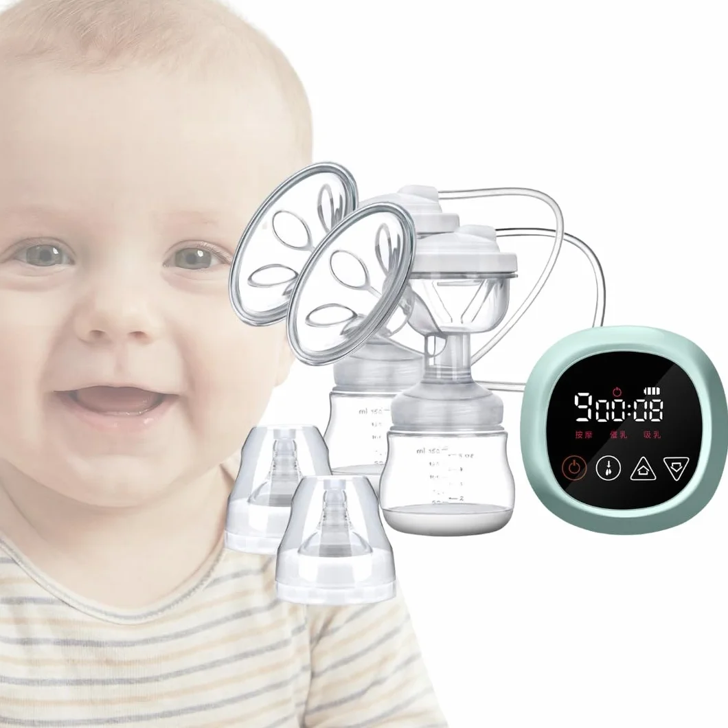 LAKTATOR ELEKTRYCZNY PODWÓJNY DWUFAZOWY ODCIĄGACZ MLEKA 4 POZIOMY BPA FREE