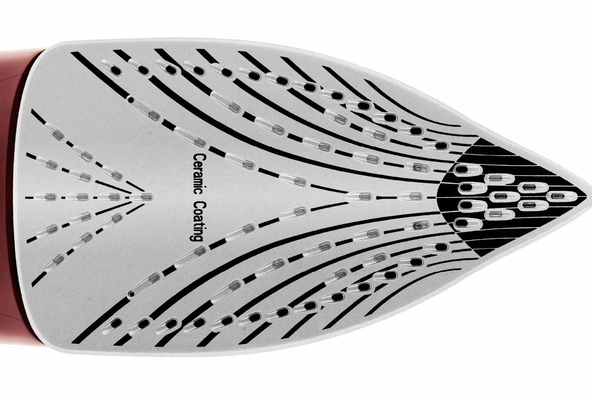 Teesa Żelazko Parowe Slide Precision 3000 W Prasowanie w Pionie i na Sucho Spryskiwacz Automatyczne Wyłączanie Czerwono-biało-szare TSA2011