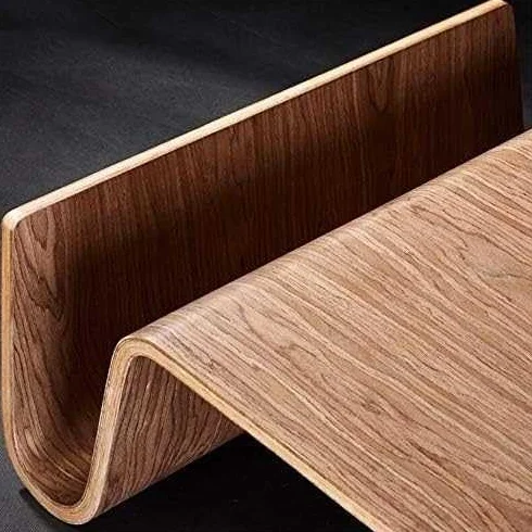 Stolik kawowy z litego drewna – zakrzywiony drewniany stolik pomocniczy do salonu, kreatywny i prosty design, idealny stolik do herbaty lub stolik koktajlowy