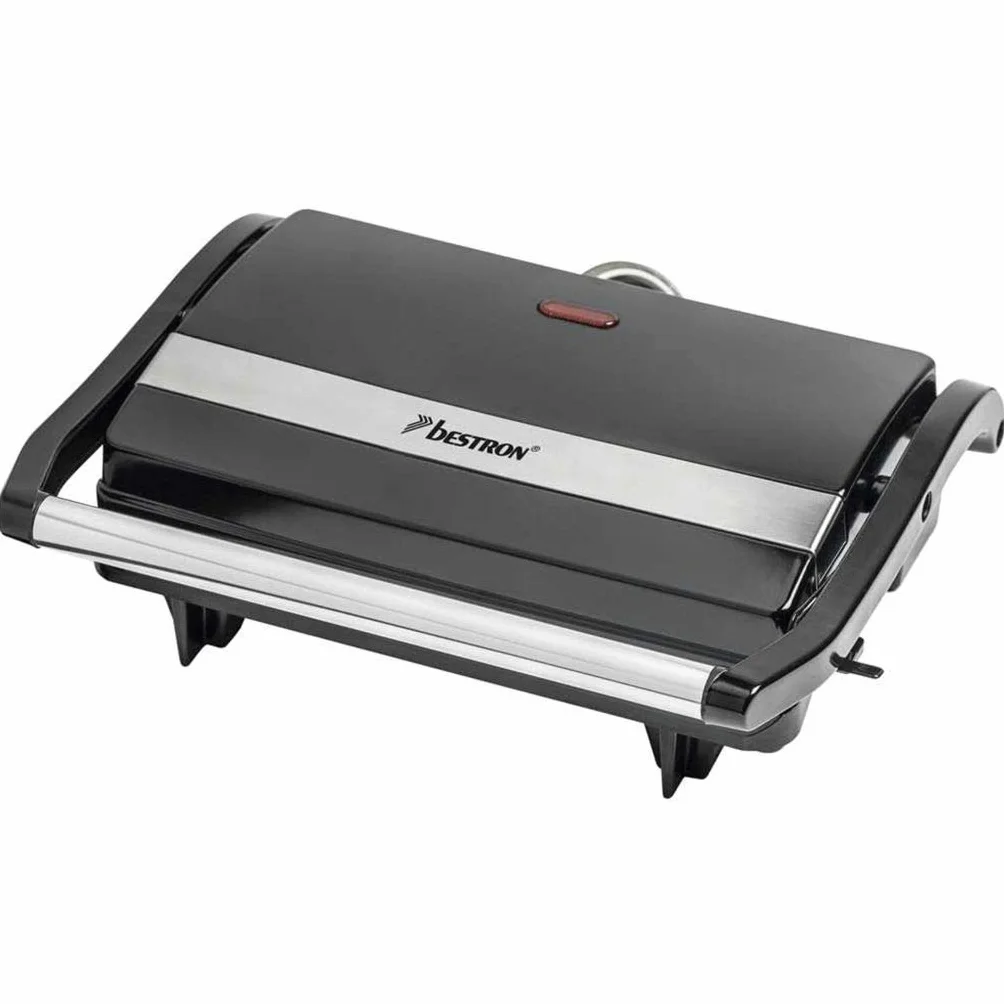 Bestron Grill Elektryczny, Czarny, 22,5 x 14 cm