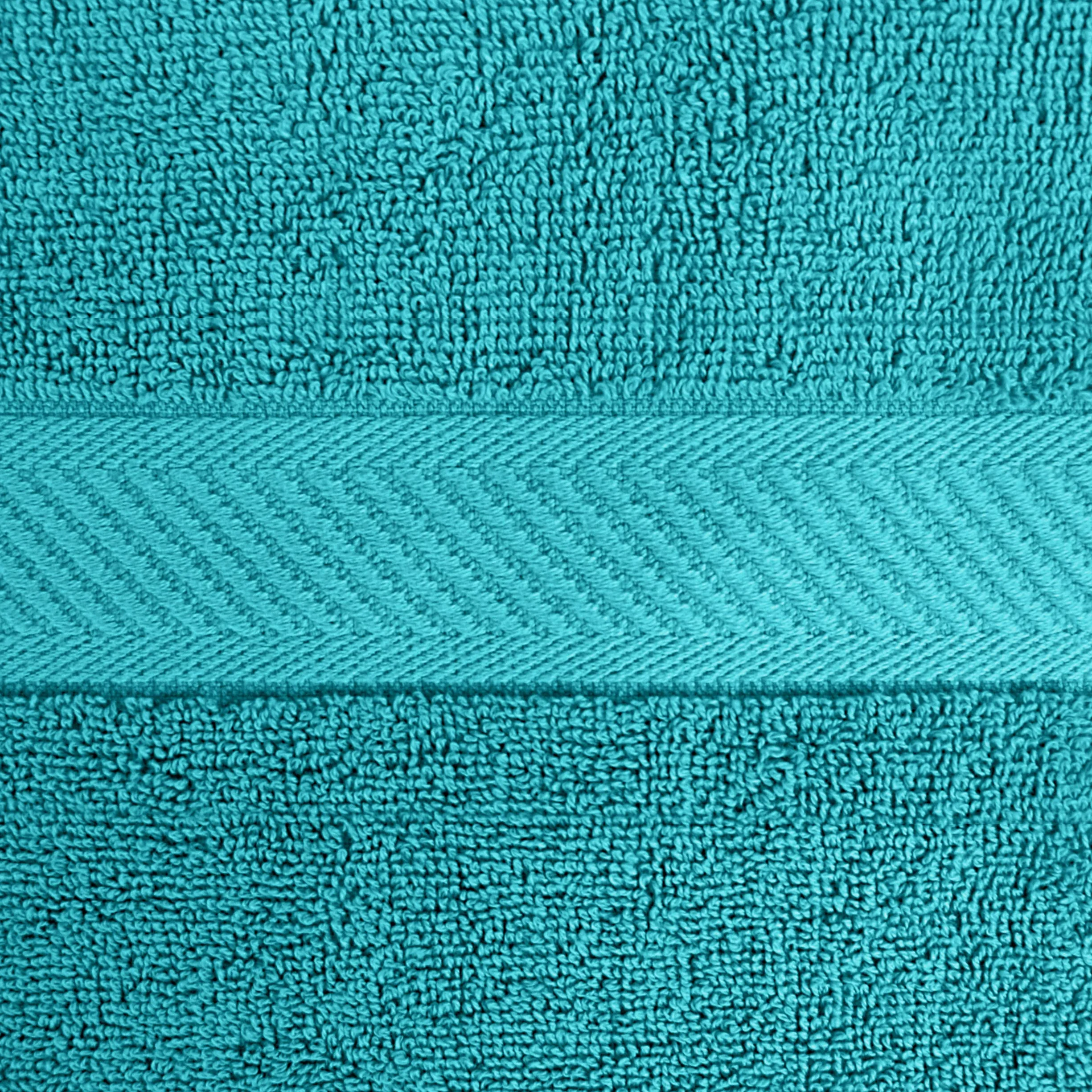 Utopia Towels - 6-częściowy zestaw średnich ręczników kąpielowych, 100% bawełna (60 x 120 CM), lekkie i bardzo chłonne ręczniki, odpowiednie do hoteli, spa i łazienek (Turkusowy)