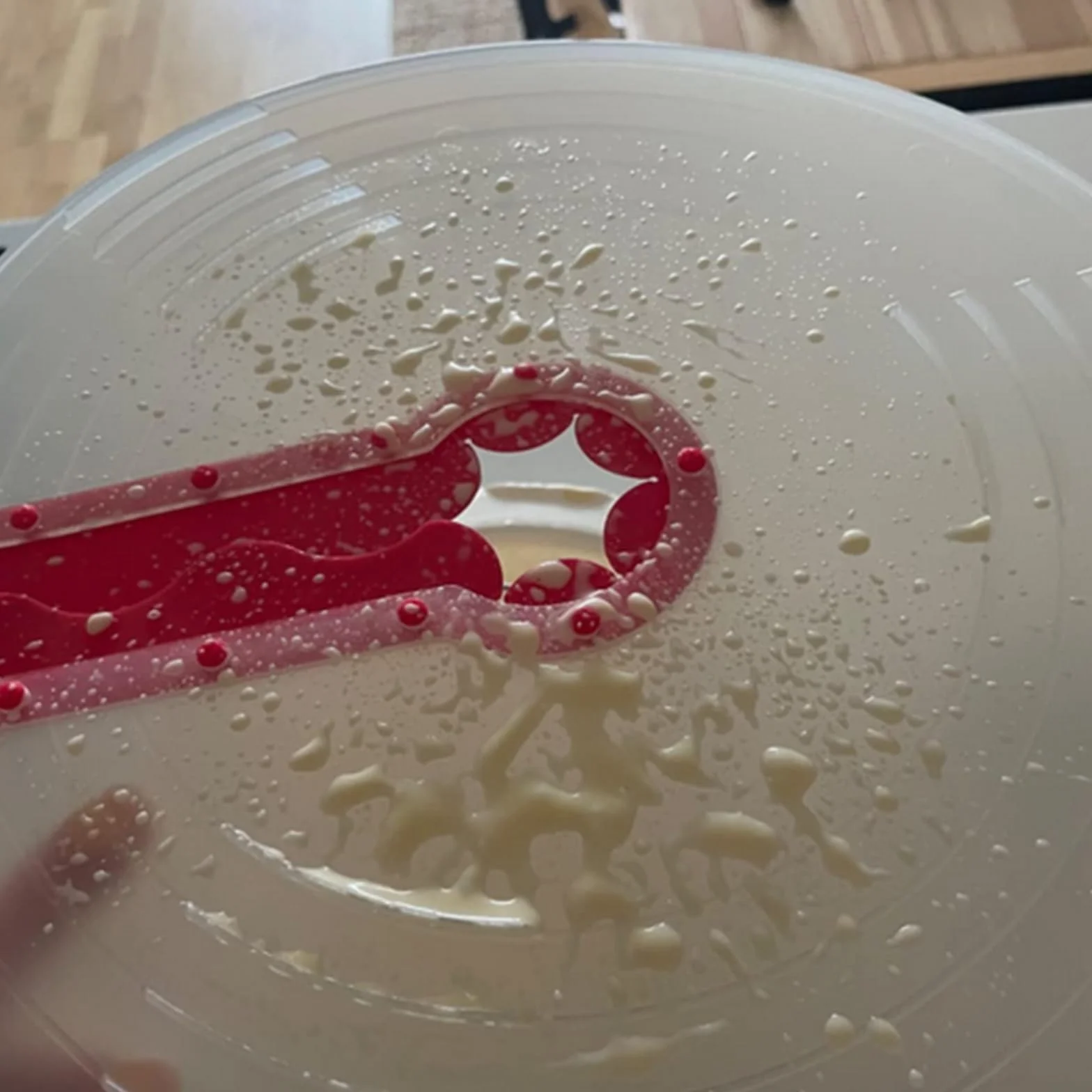 Osłona przeciwbryzgowa o średnicy 31 cm pokrywa przeciwbryzgowa kuchnia osłona przeciwbryzgowa uniwersalna osłona przeciwbryzgowa do gotowania śmietany i mieszania jajek