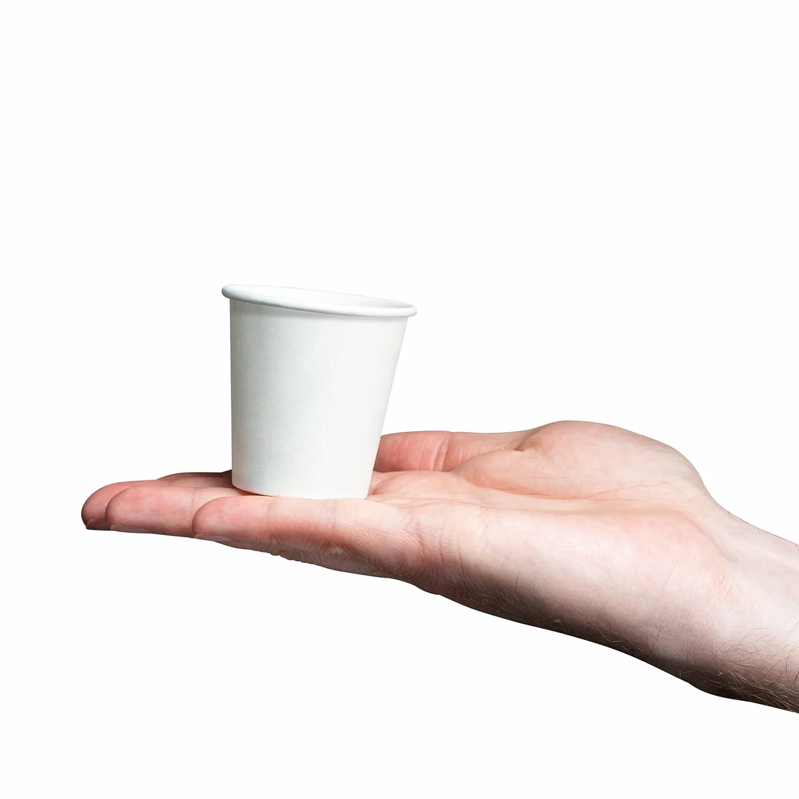 GUSTO 85 ml - 90 ml - 300 szt. białych małych papierowych kubków, jednorazowe mini łazienkowe kubki do płukania jamy ustnej - przyjazne dla środowiska i wszechstronne (dawniej wygodne opakowanie)