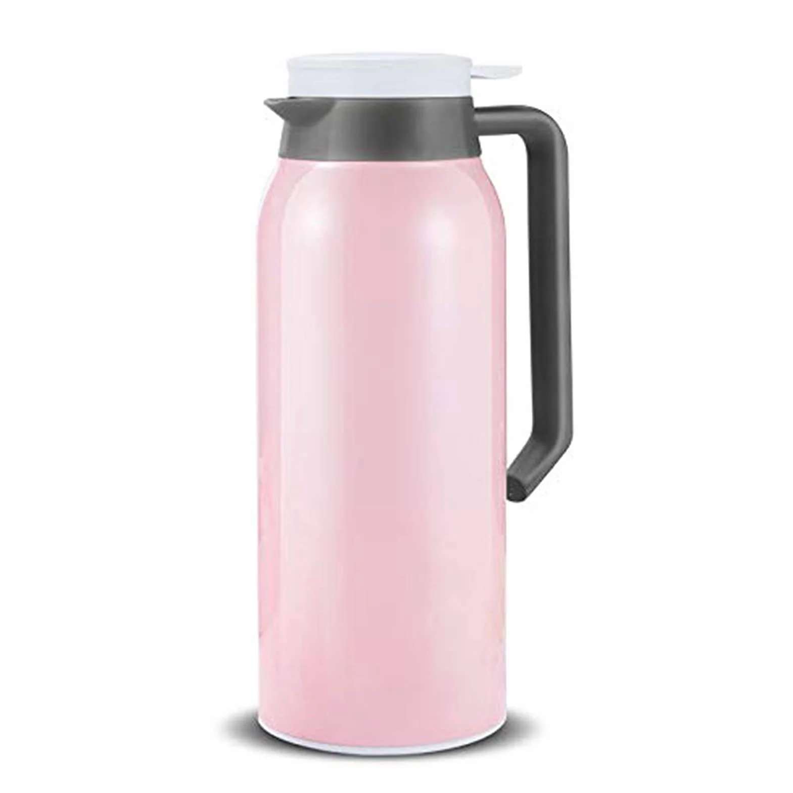 Termiczna karafka pojemnik izolacyjny 1500 ml stal nierdzewna termiczne karafki do kawy podwójna ścianka izolowany próżniowy termos do kawy herbata butelka na wodę termiczna karafka na kawę (kolor: różowy)