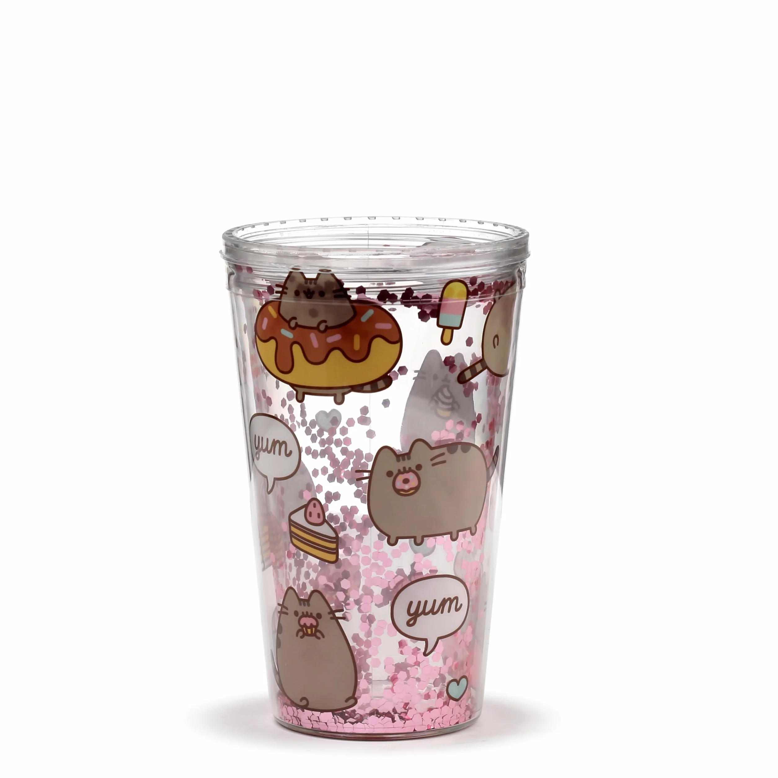 Puckator - Nietłukąca się szklanka ze słomką – smakosze - Pusheen the Cat