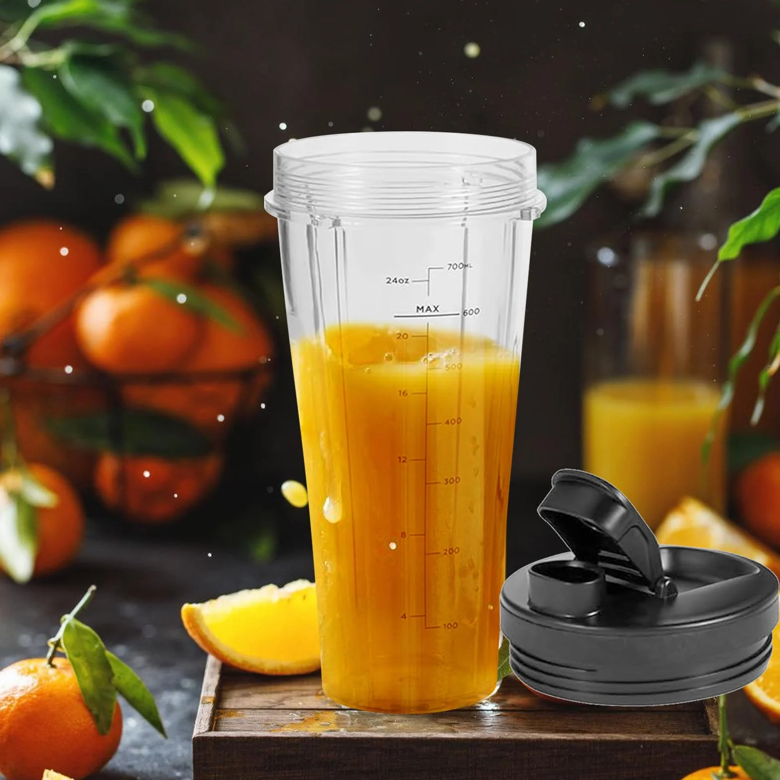 Wymienny kubek do blendera, 2 sztuki 710 ml Wymienny kubek do blendera Ninja ze zdejmowaną pokrywką, kubek do blendera Ninja Ninja, SS100, SS101, SS300
