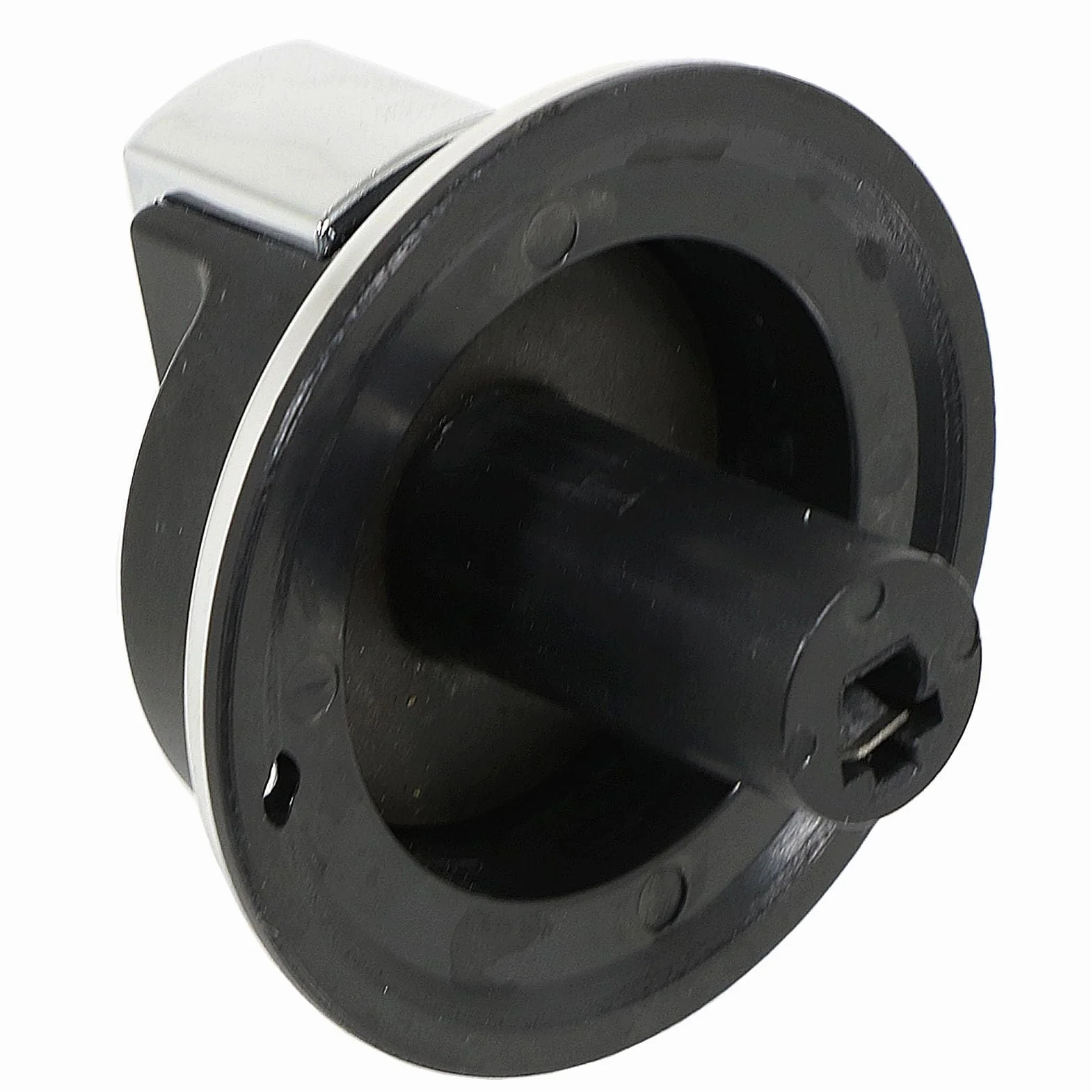 Spares2go Przełącznik pokrętła sterującego, kompatybilny z Rangemaster 90, 100, 110 DF, Elite, profesjonalny piekarnik (2 gałki, czarny/chrom)