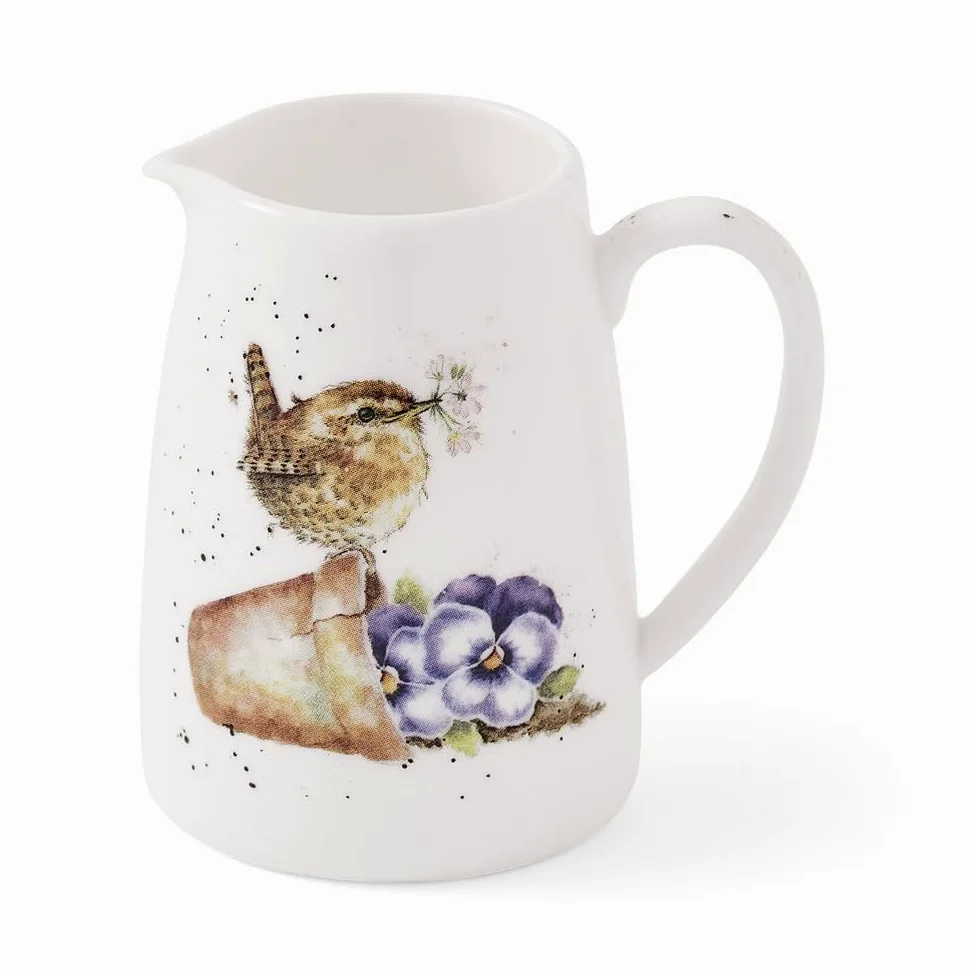 Royal Worcester Wrendale Designs Kleine Posie Krem 125 ml Dzbanek Ptak