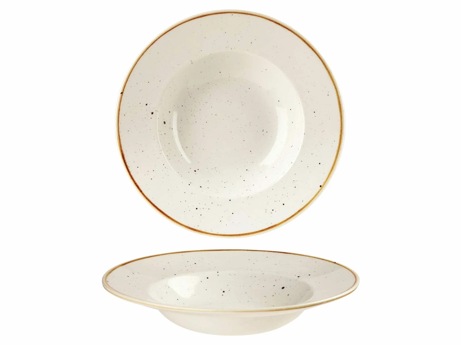 Churchill 393699 Stonecast talerz do makaronu, porcelana, 28 cm, biały