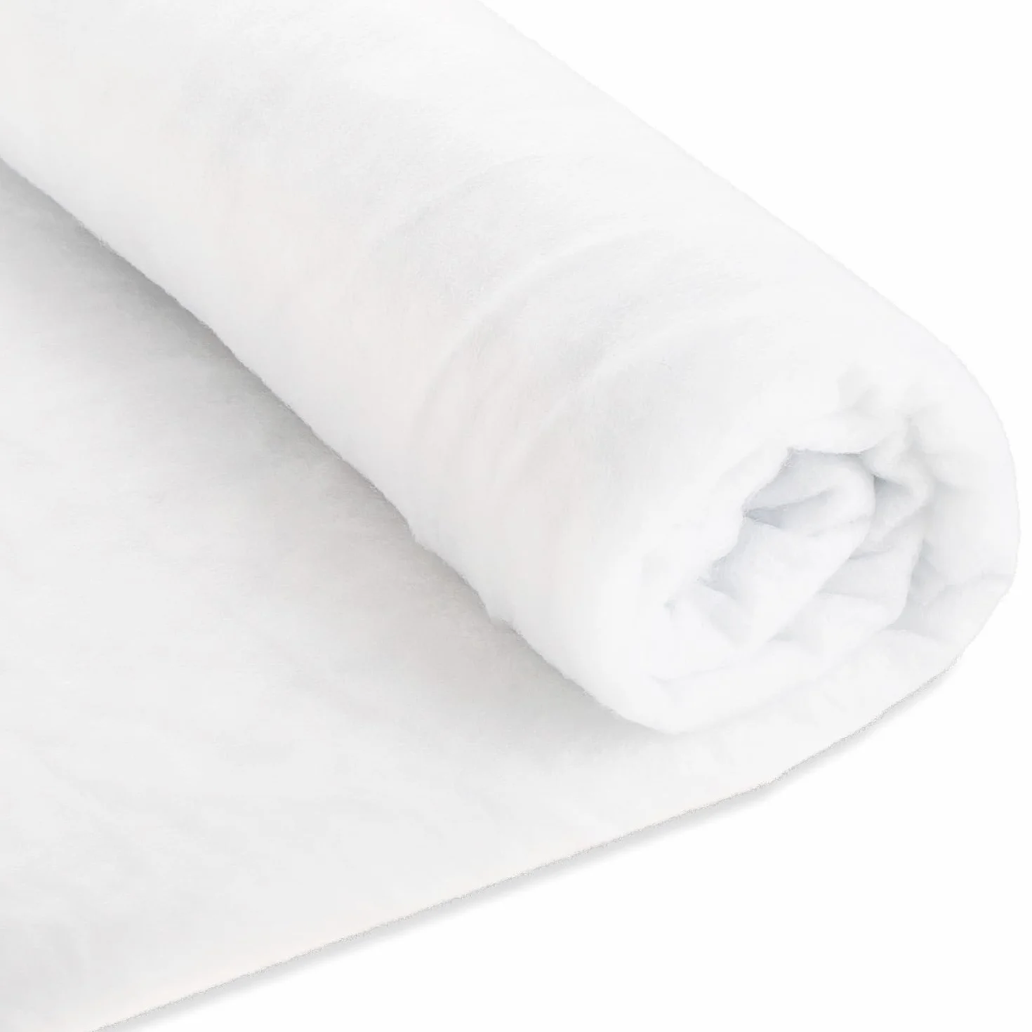 COM-FOUR® 2x Mata sniezna do dekoracji swiatecznych - Sztuczny snieg do dekoracji i rekodziela - Puch sniezny jako dekoracyjny snieg (Bialy matowy - 540cm)