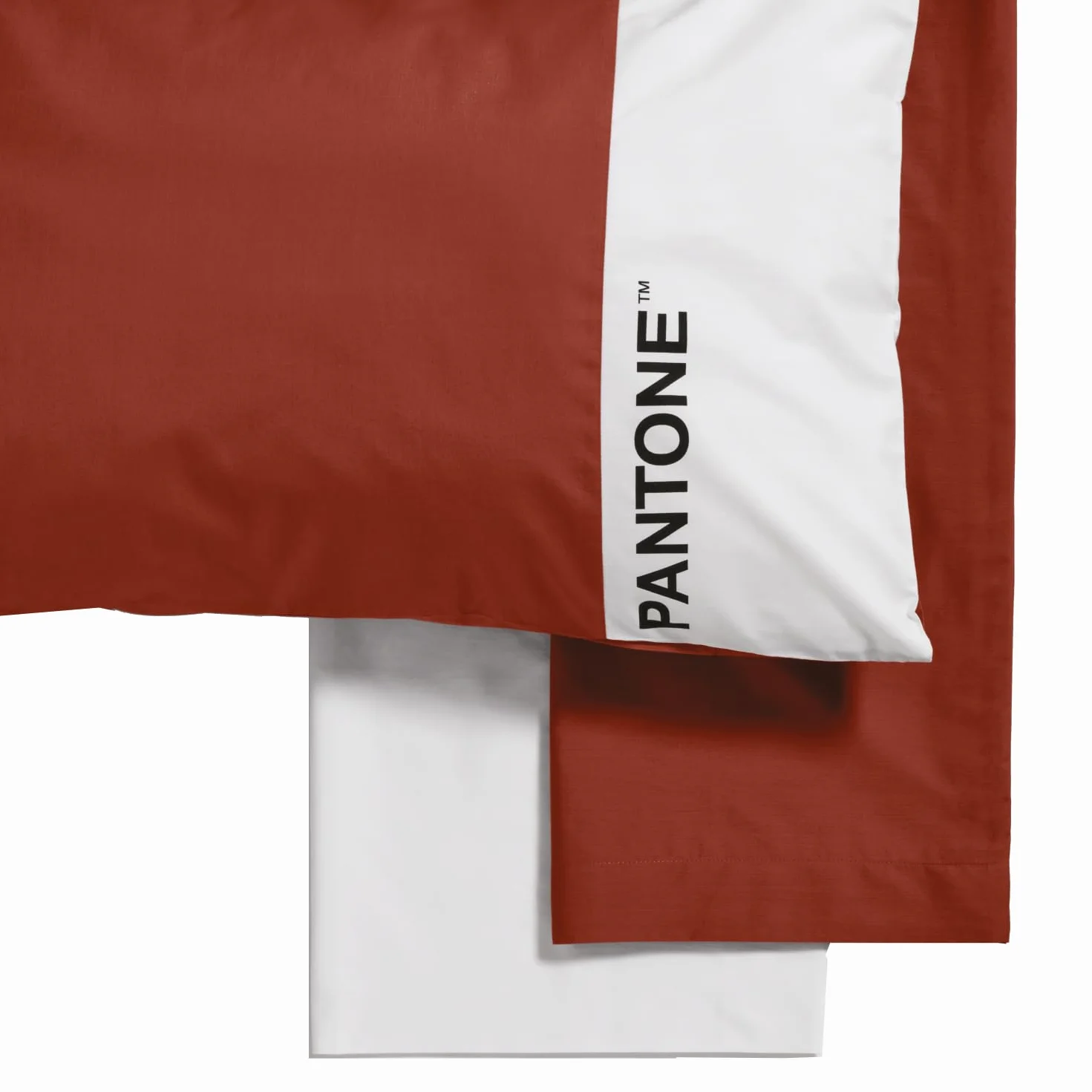 PANTONE™ - komplet pościeli bawełnianej na łóżko dwuosobowe 240 x 280 cm + prześcieradło z gumką z podwójnym łóżkiem, ochraniacz na materac 180 x 200 cm, z gumkami do materaca o wymiarach do 30 cm i