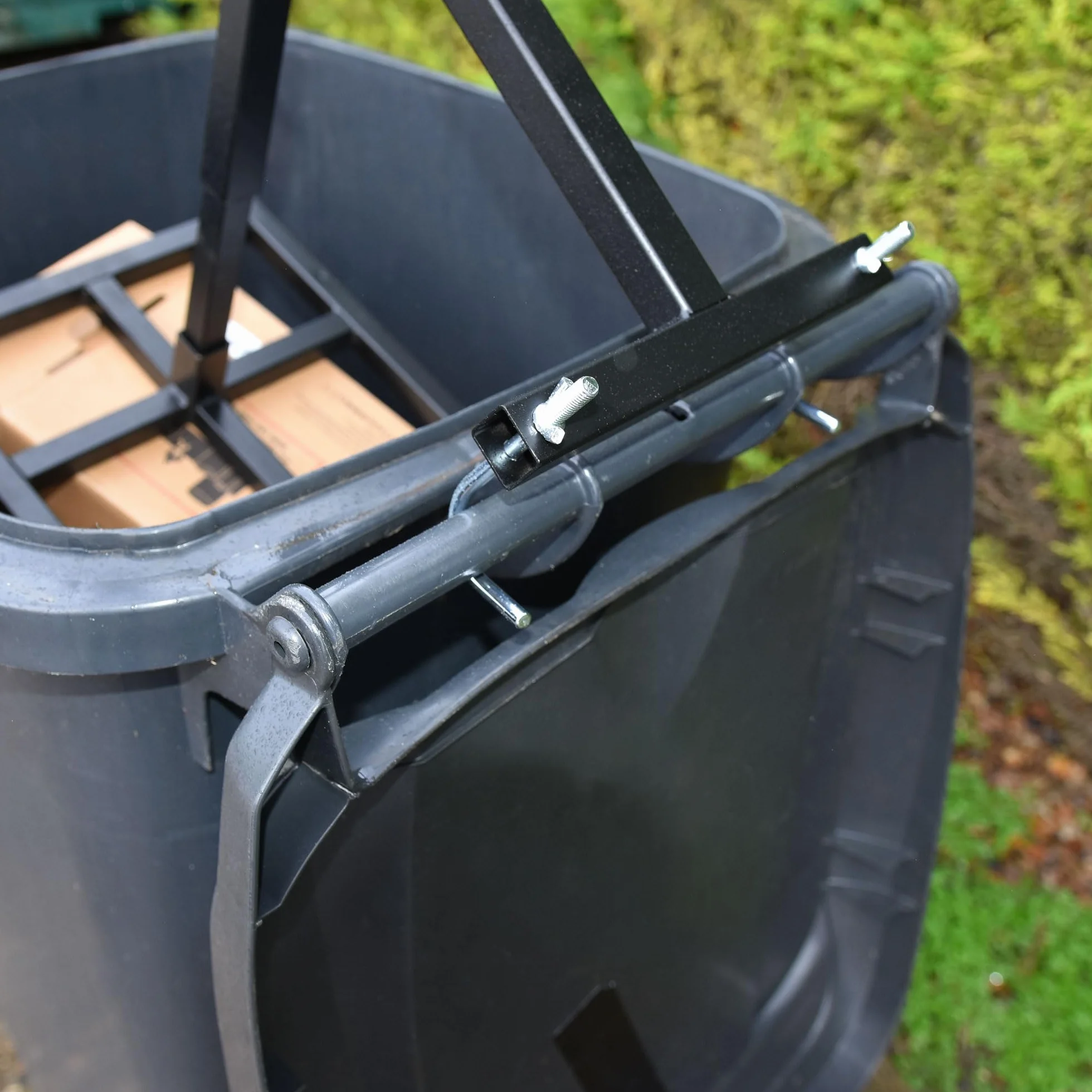 Wheelie Bin Compactor ręczna prasa na śmieci, ogólne zgniatarka odpadów, narzędzie ręczne, kosz ogrodowy i kosz na odpady, 240 l